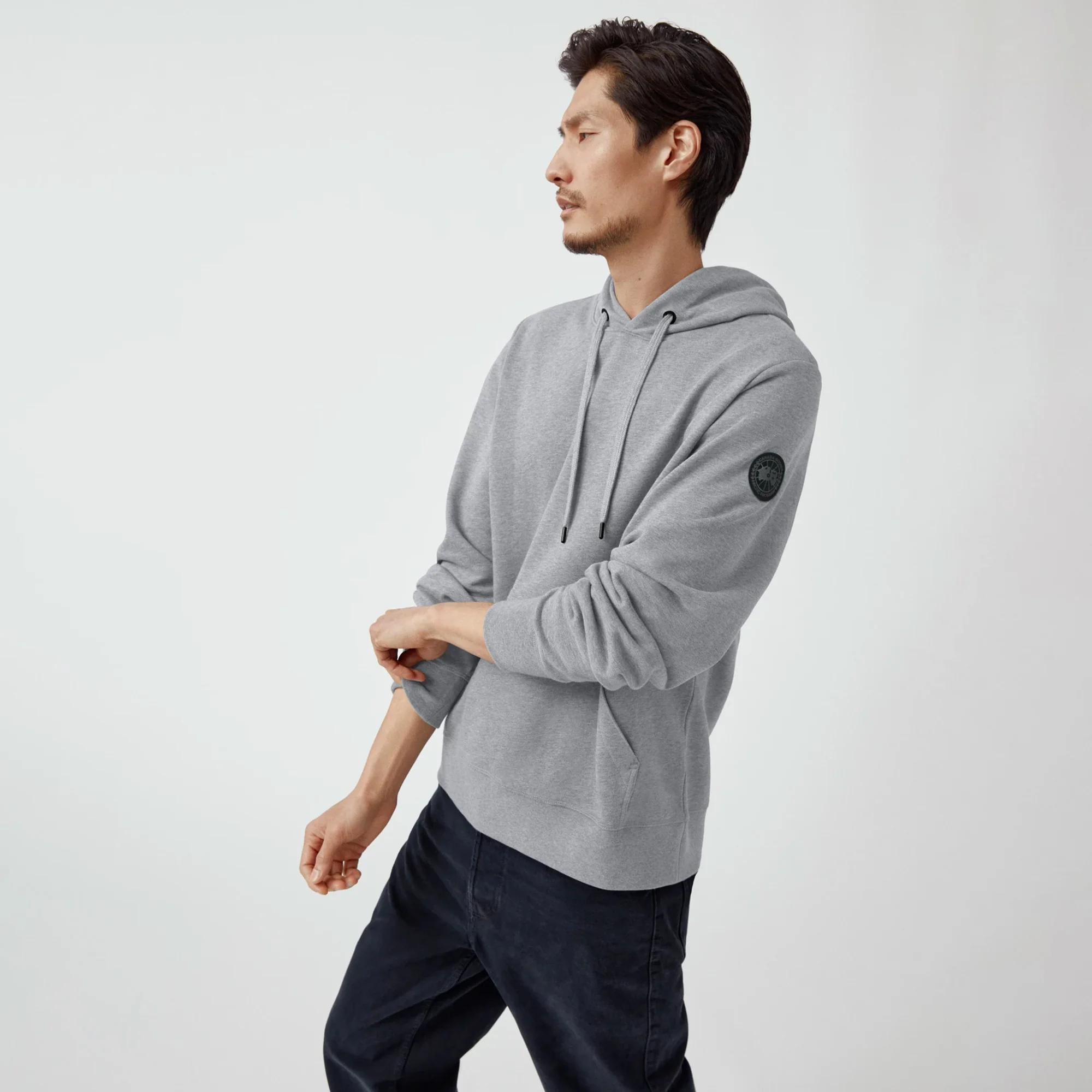 Canada Goose Mens Huron Black Label Hoodie - Image 2