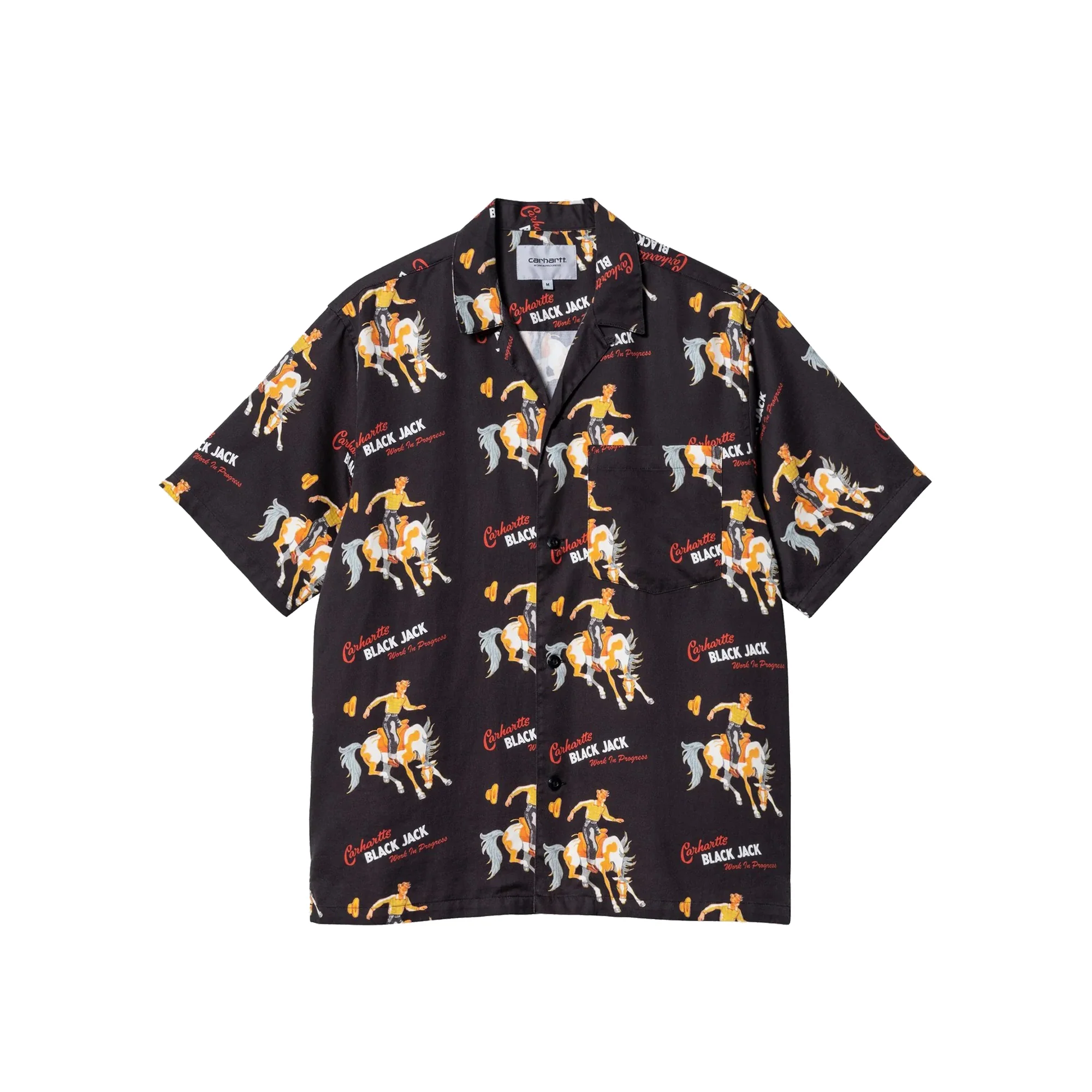 Carhartt WIP Mens Black Jack SS Shirt