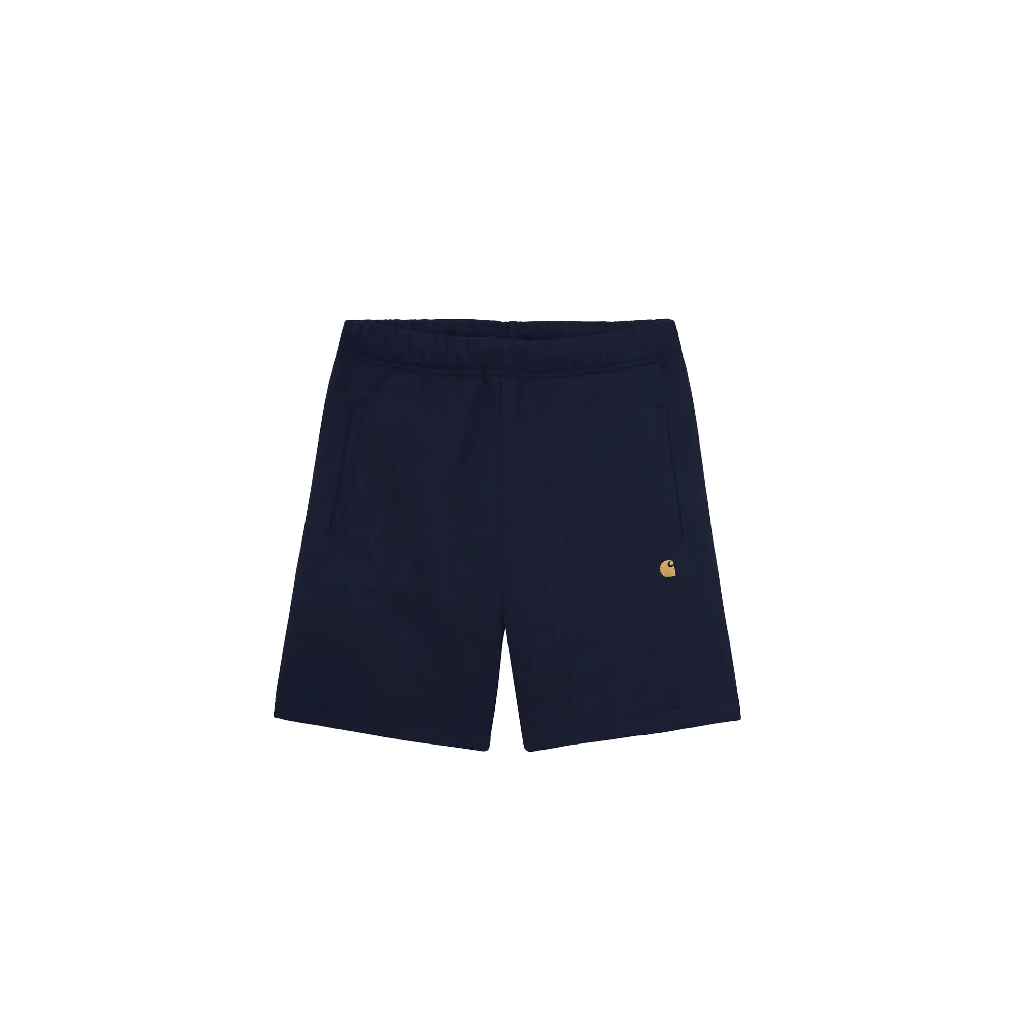 Carhartt WIP Mens Chase Sweat Shorts Dark Navy