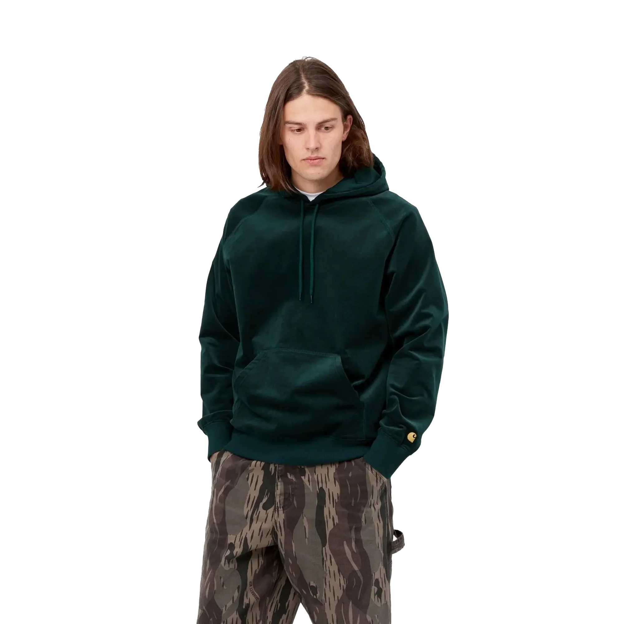 Carhartt WIP Mens Hooded Cord Sweatshirt 'Frasier' - Image 3