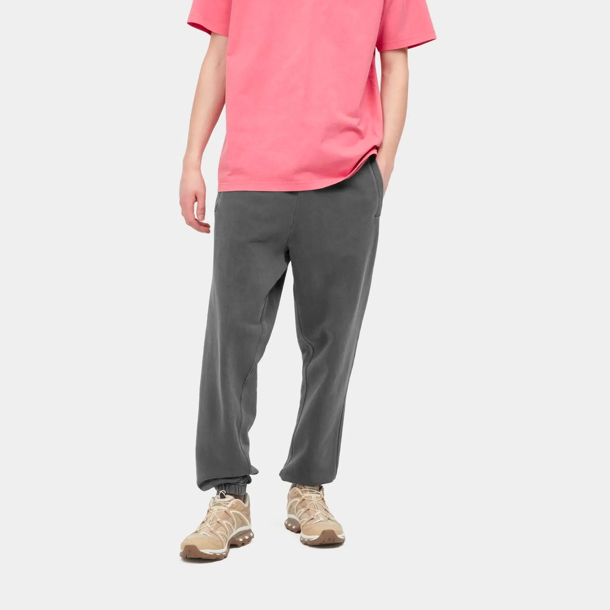 Carhartt WIP Mens Nelson Sweatpants Black - Image 3