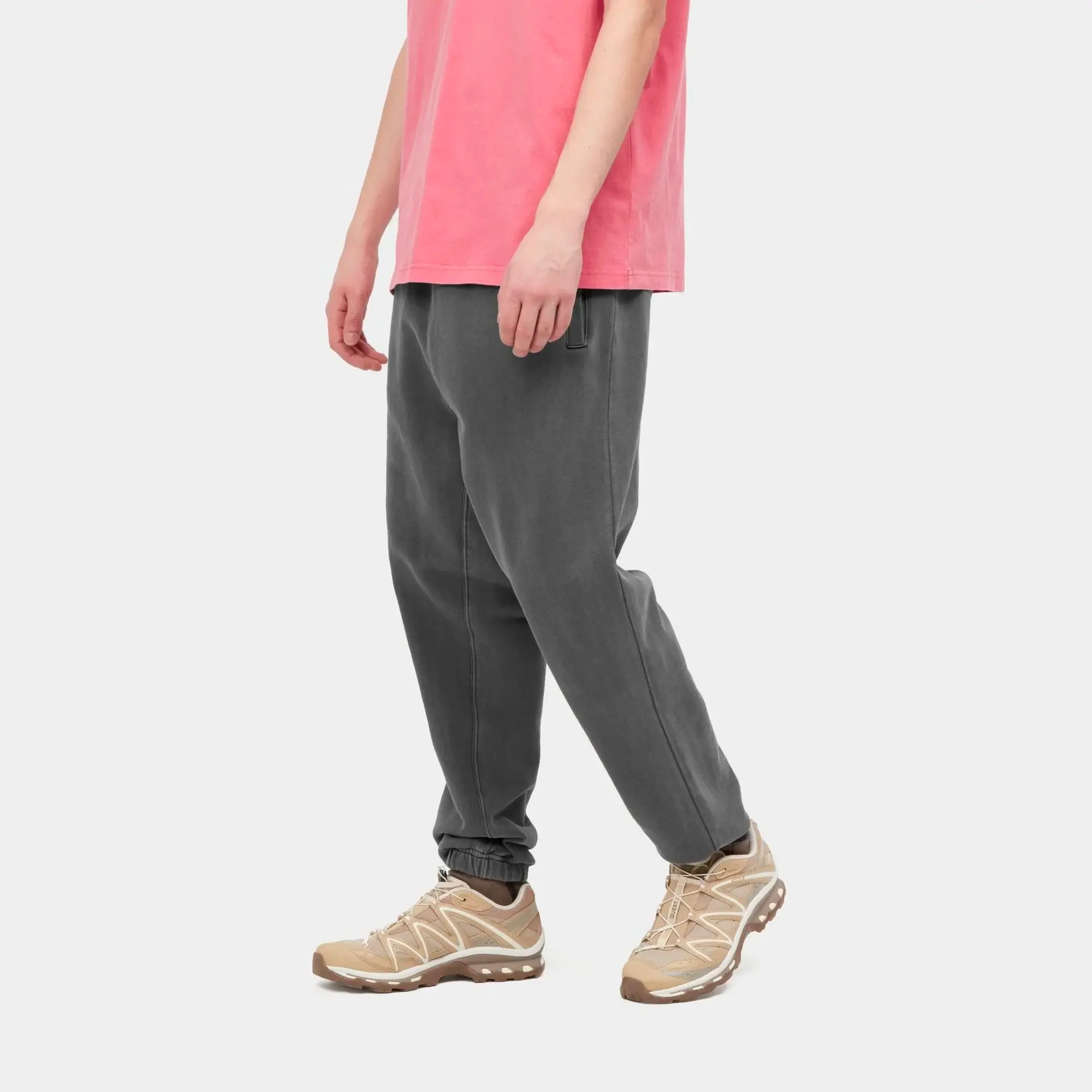 Carhartt WIP Mens Nelson Sweatpants Black - Image 4