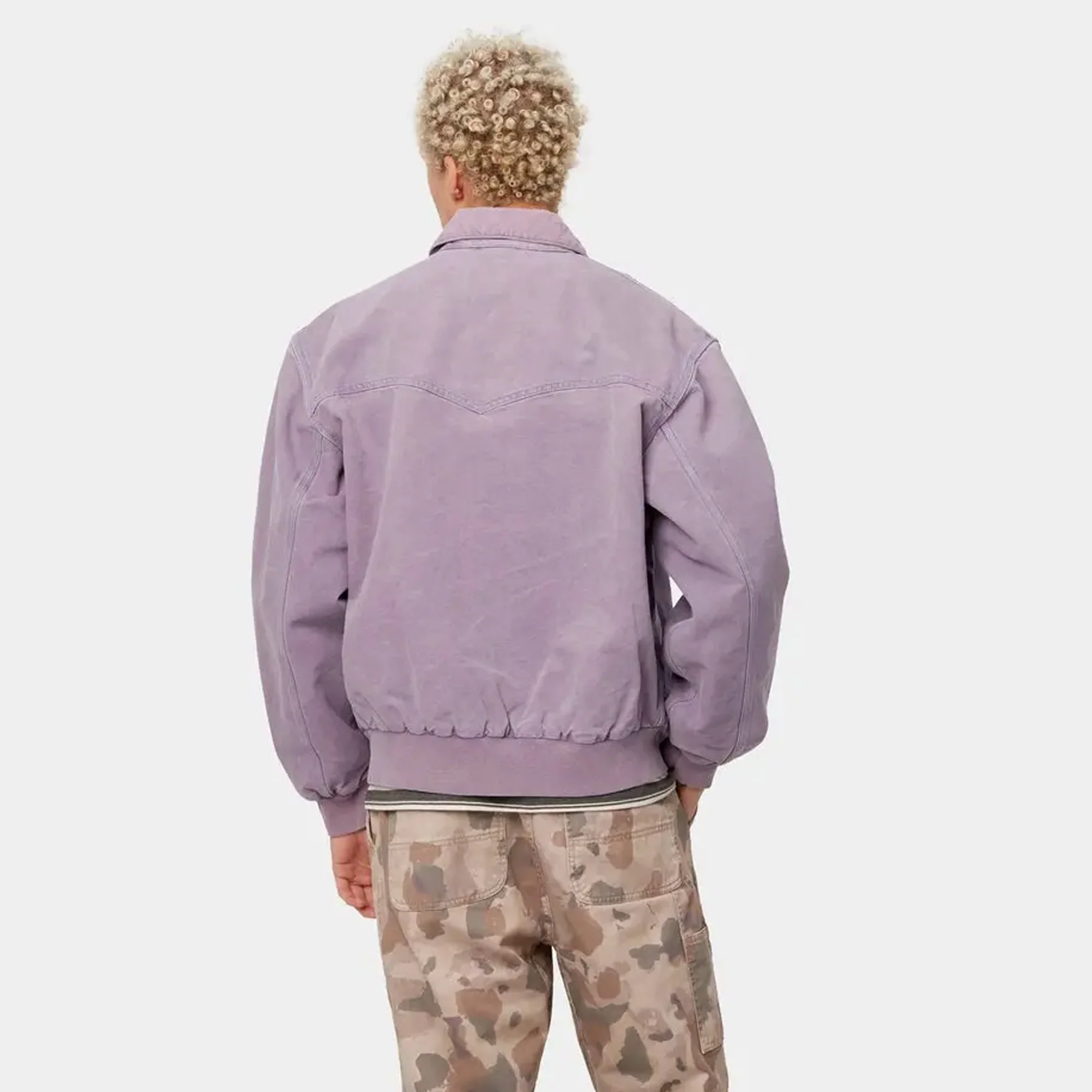 Carhartt WIP Mens OG Santa Fe Jacket Razzmic - Image 4