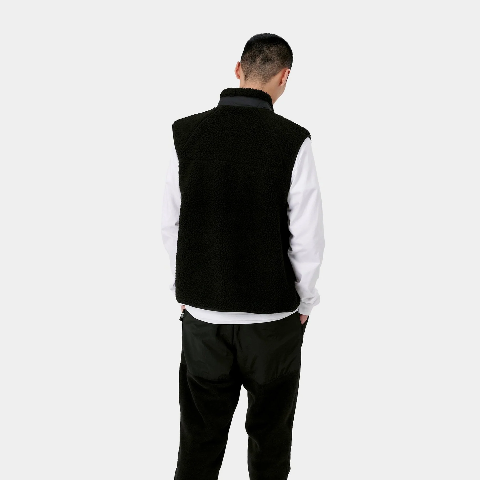 Carhartt WIP Prentis Vest Liner in Black - Image 4