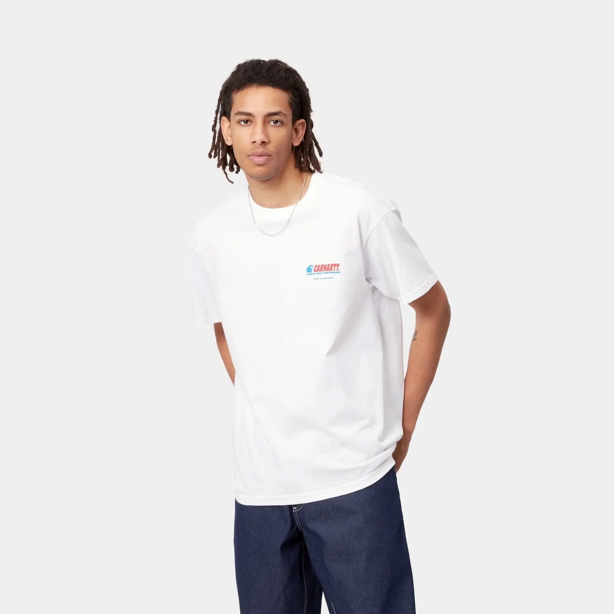 Carhartt WIP Mens Software Tshirt 'White' - Image 3