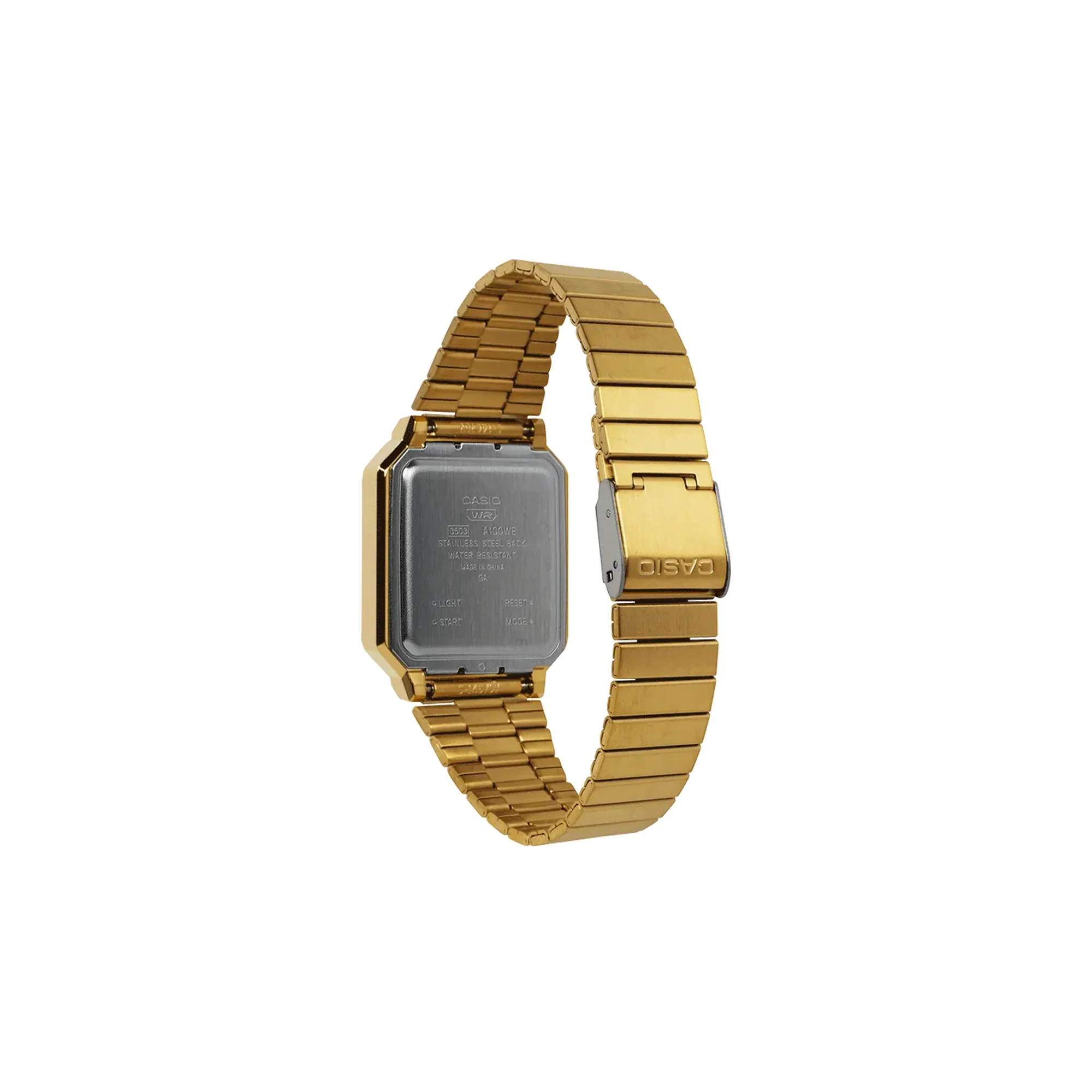 Casio A100WEG-9AVT Watch 'Gold' - Image 3