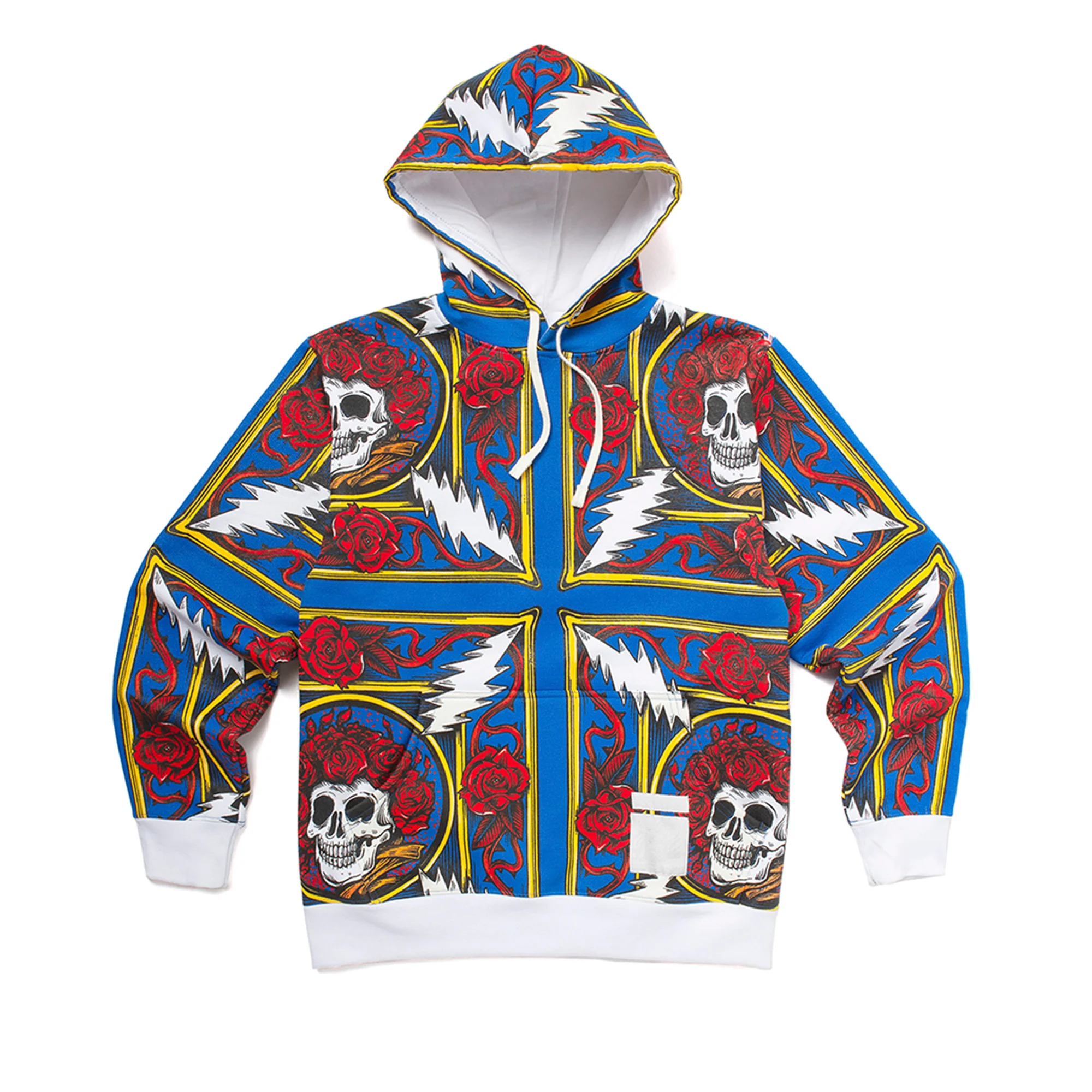 Chinatown Market Mens 'Multi' Border Bandana Hoodie