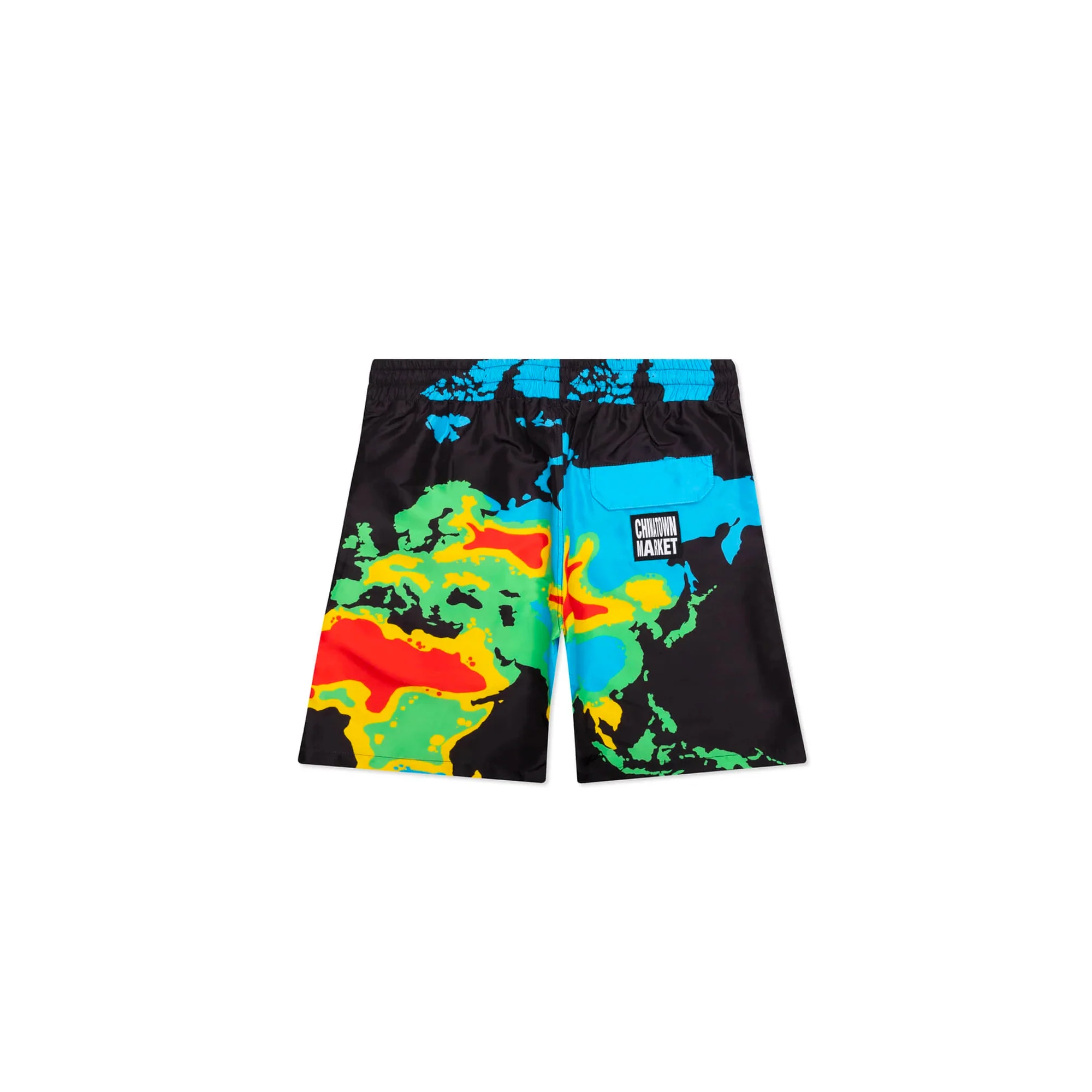 Chinatown Market Mens Global Citizen Nylon Shorts 'Black' - Image 2