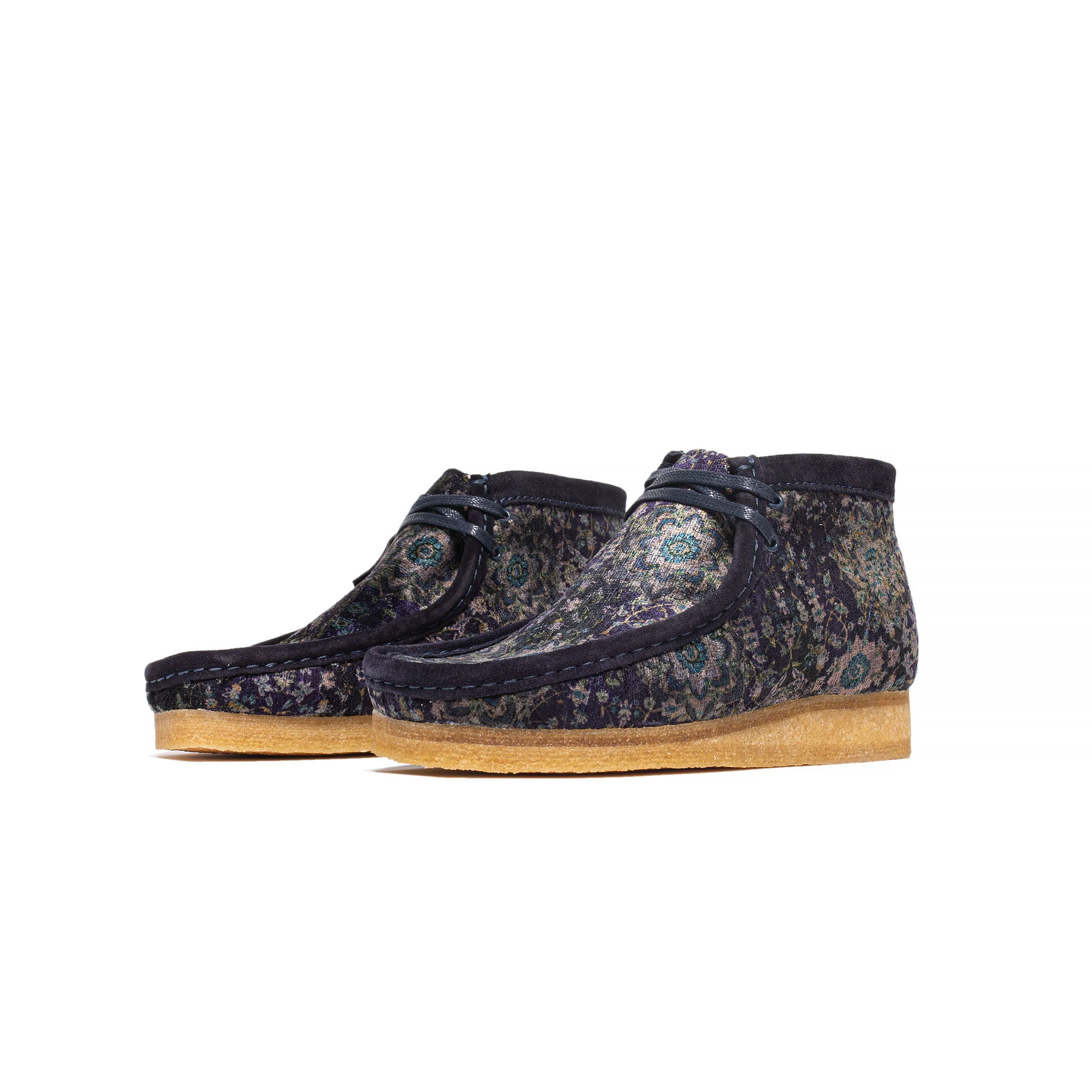 Clarks Mens Wallabe Boot 'Navy' - Image 2
