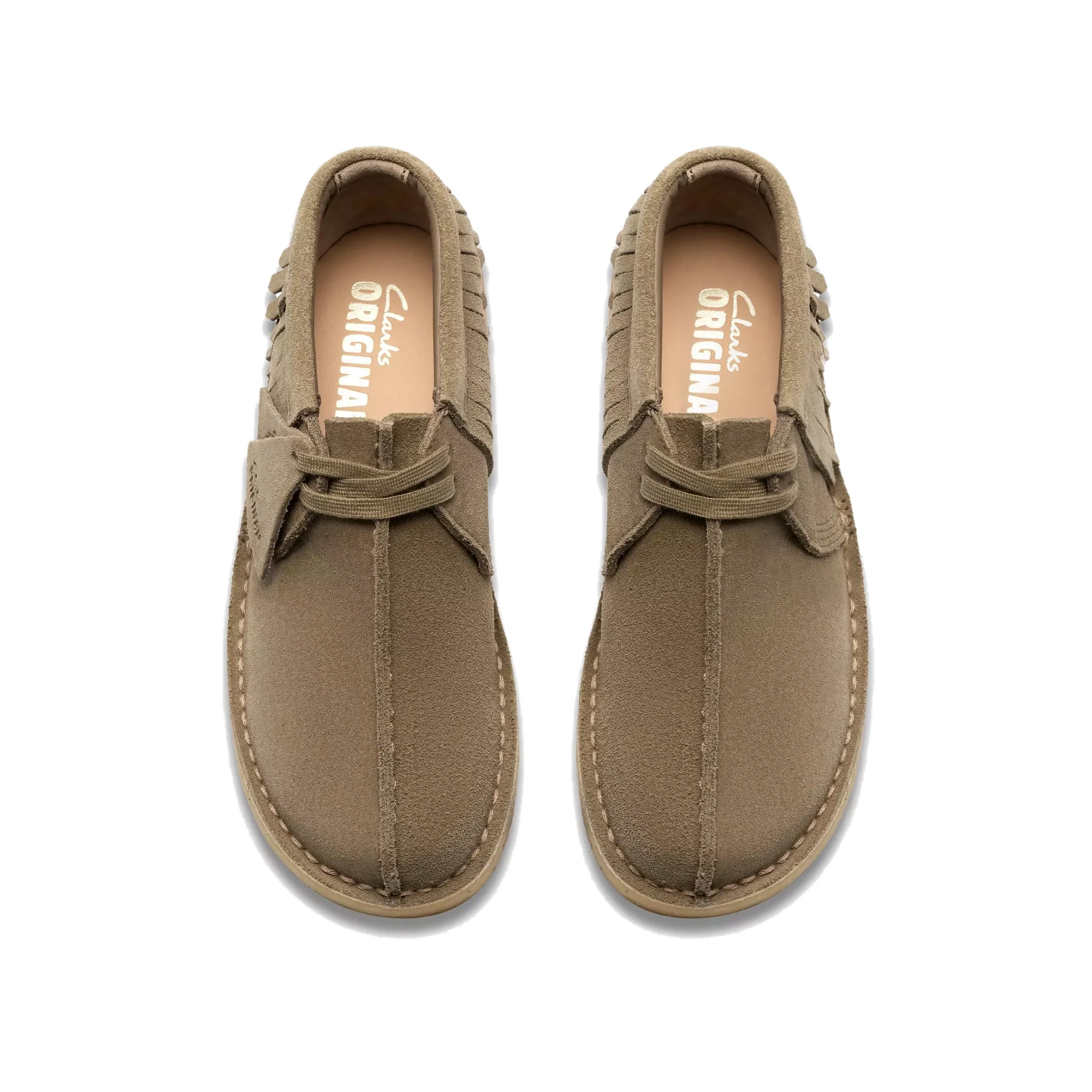 Clarks Womens Trek Fringe Shoes - Image 4