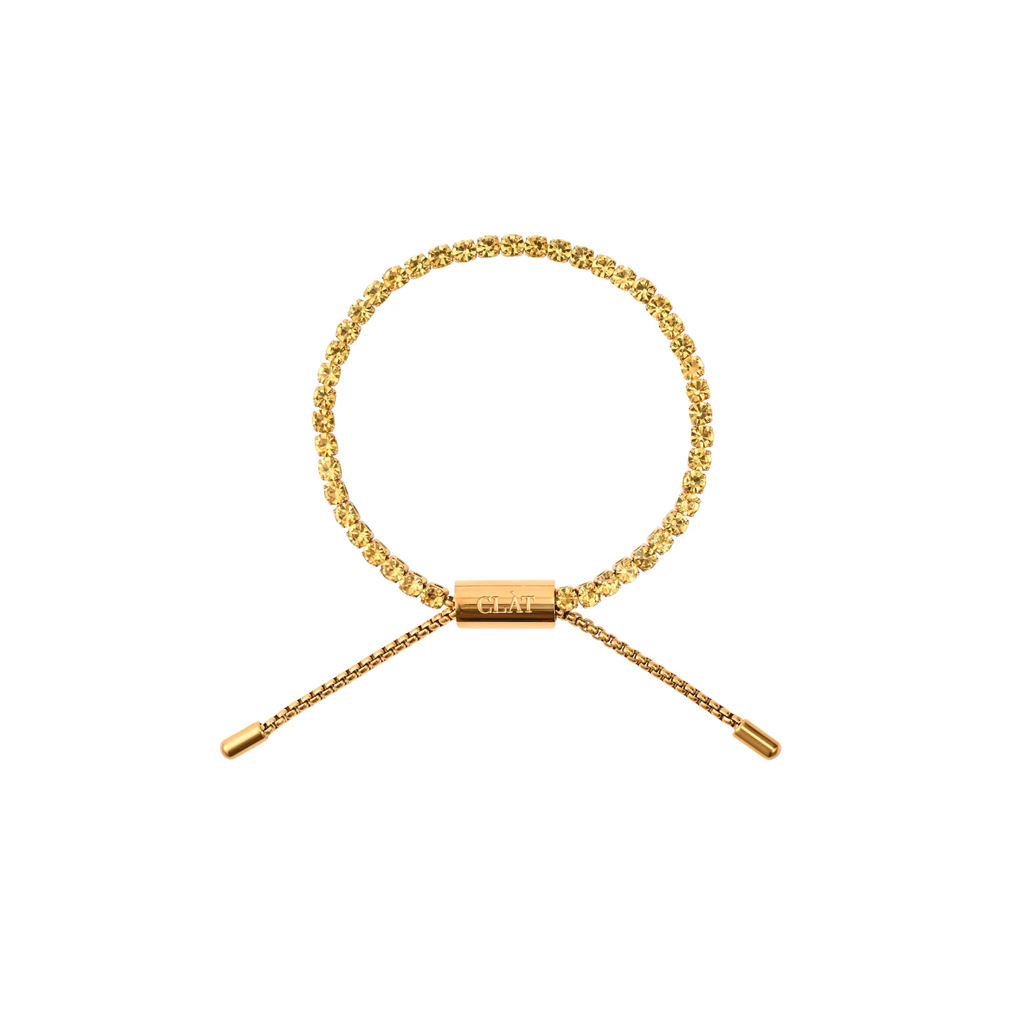 Clat Canary Tennis Bracelet