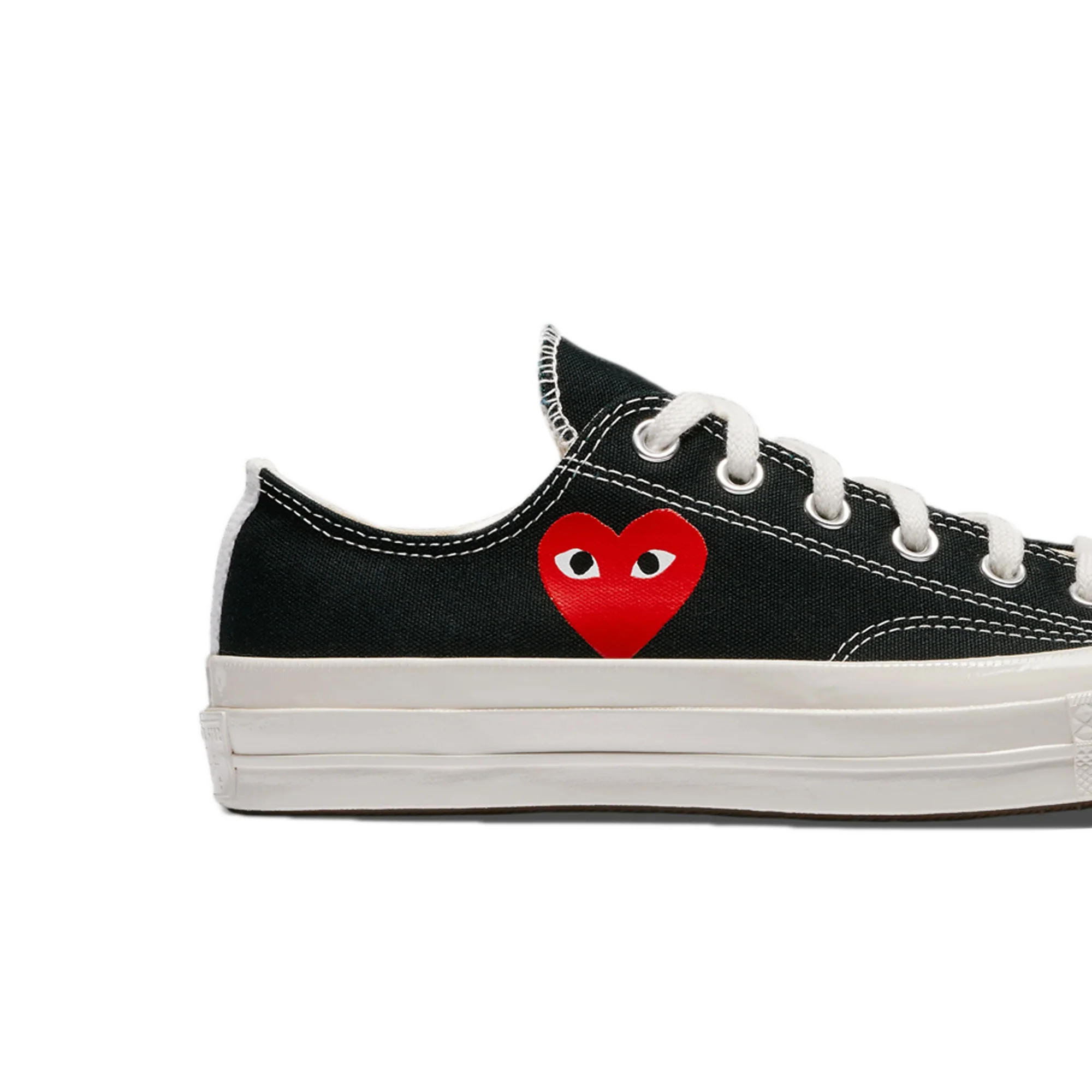 Comme des Garcons Play x Converse Little Kids Chuck 70 Low Shoes - Image 4