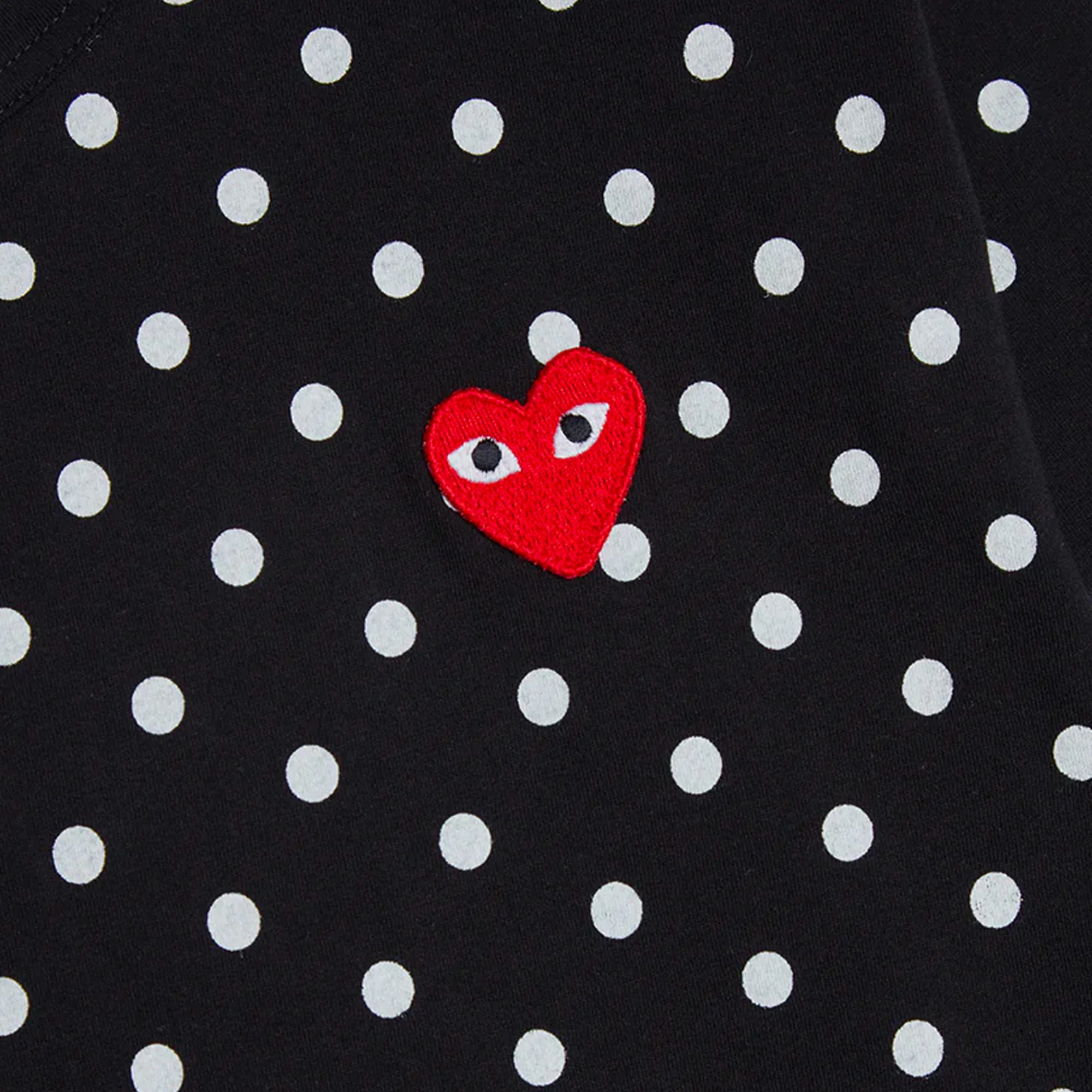 Comme des Garcons PLAY Mens L/S Polka Dot Tee - Image 2