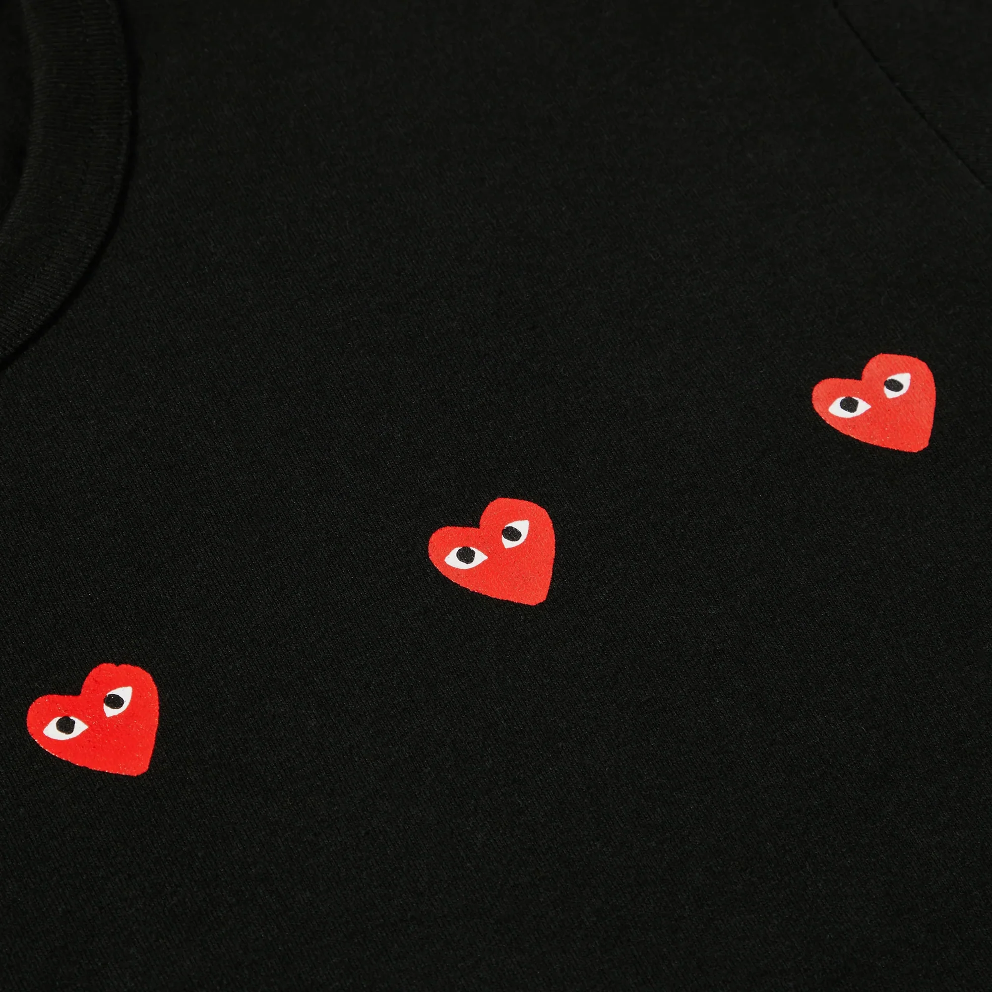 Comme des Garcons PLAY Mens Tee Logo Print - Image 2