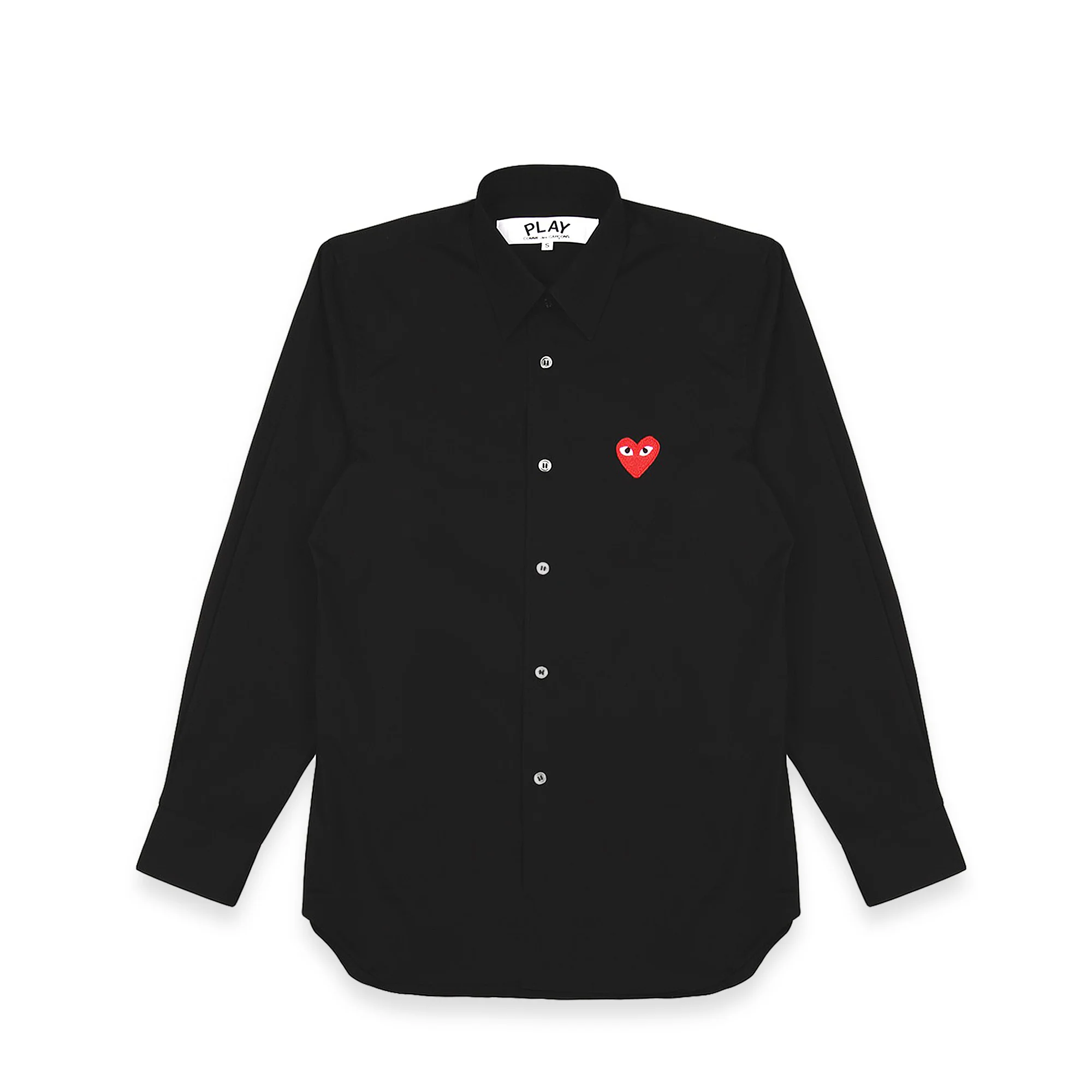Comme des Garcons PLAY Woven Black Shirt