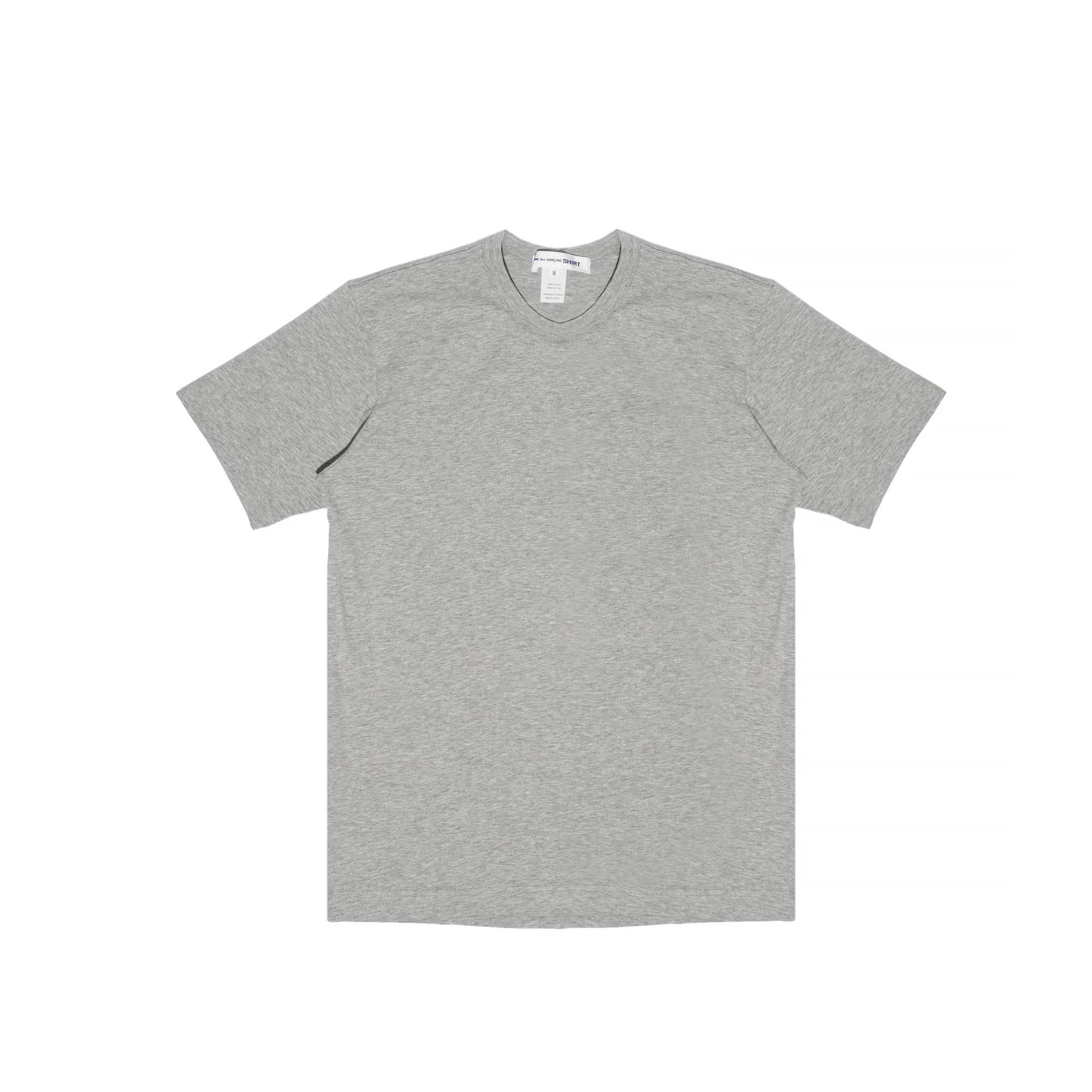 Comme Des Garcons Shirt Mens Back Print SS Tee Grey