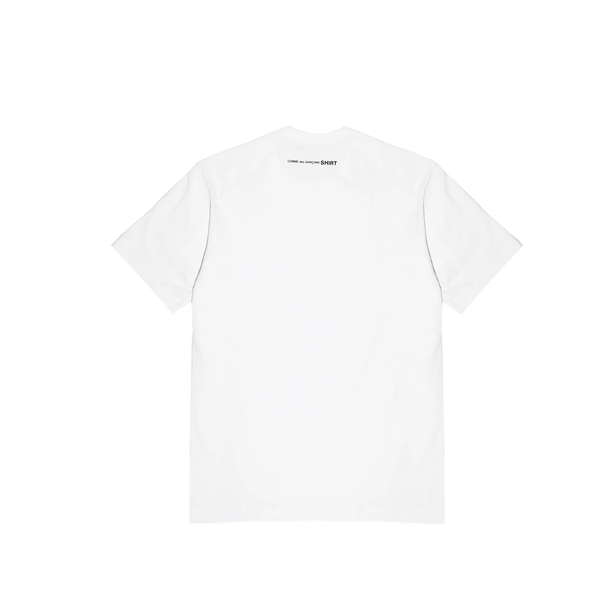 Comme Des Garcons Shirt Mens Back Print SS Tee White - Image 2