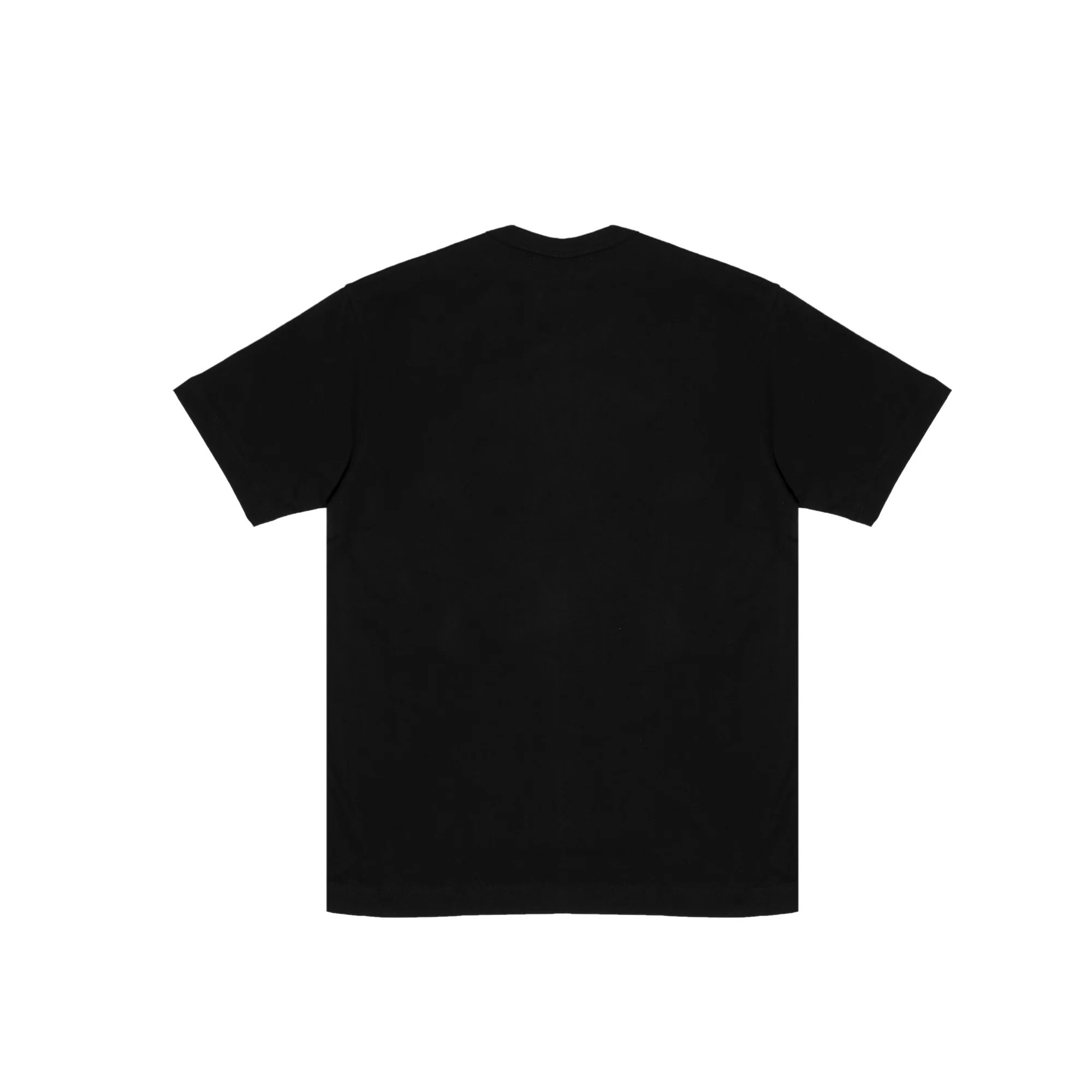 CDG Shirt Mens Oversized Logo SS Tee Black - Image 2
