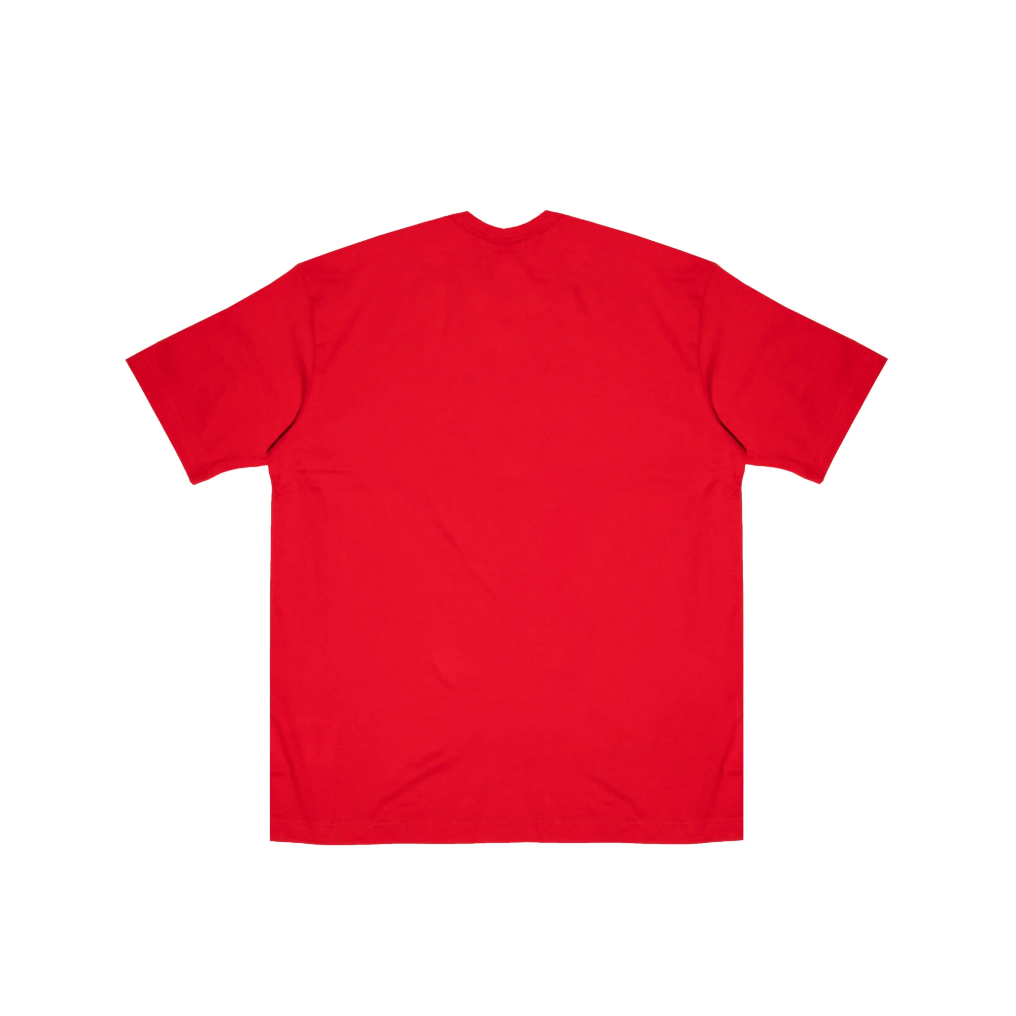 Comme Des Garcons Shirt Mens Oversized Logo SS Tee Red - Image 2
