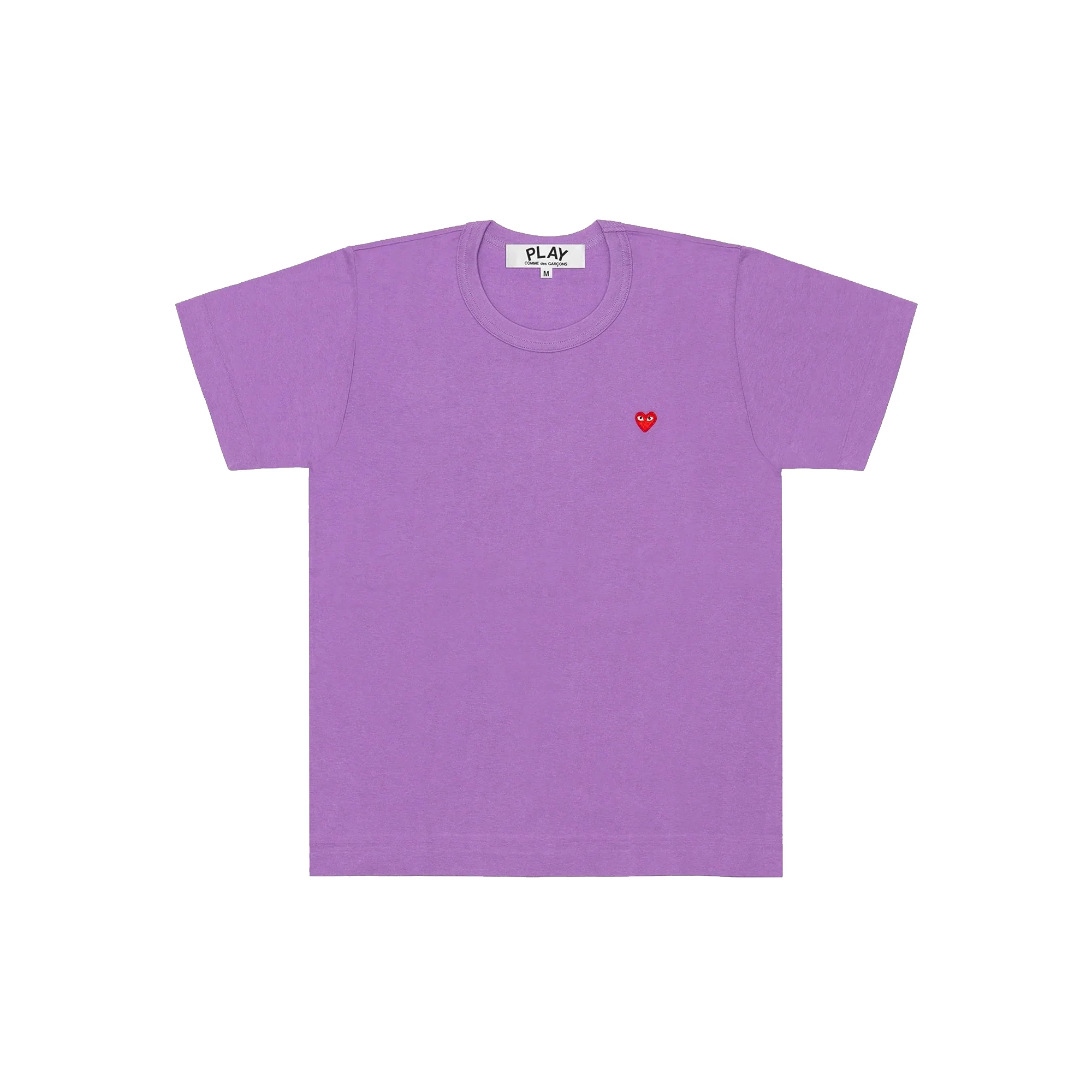 Comme des Garcons Play Mens Small Red Heart SS Tee