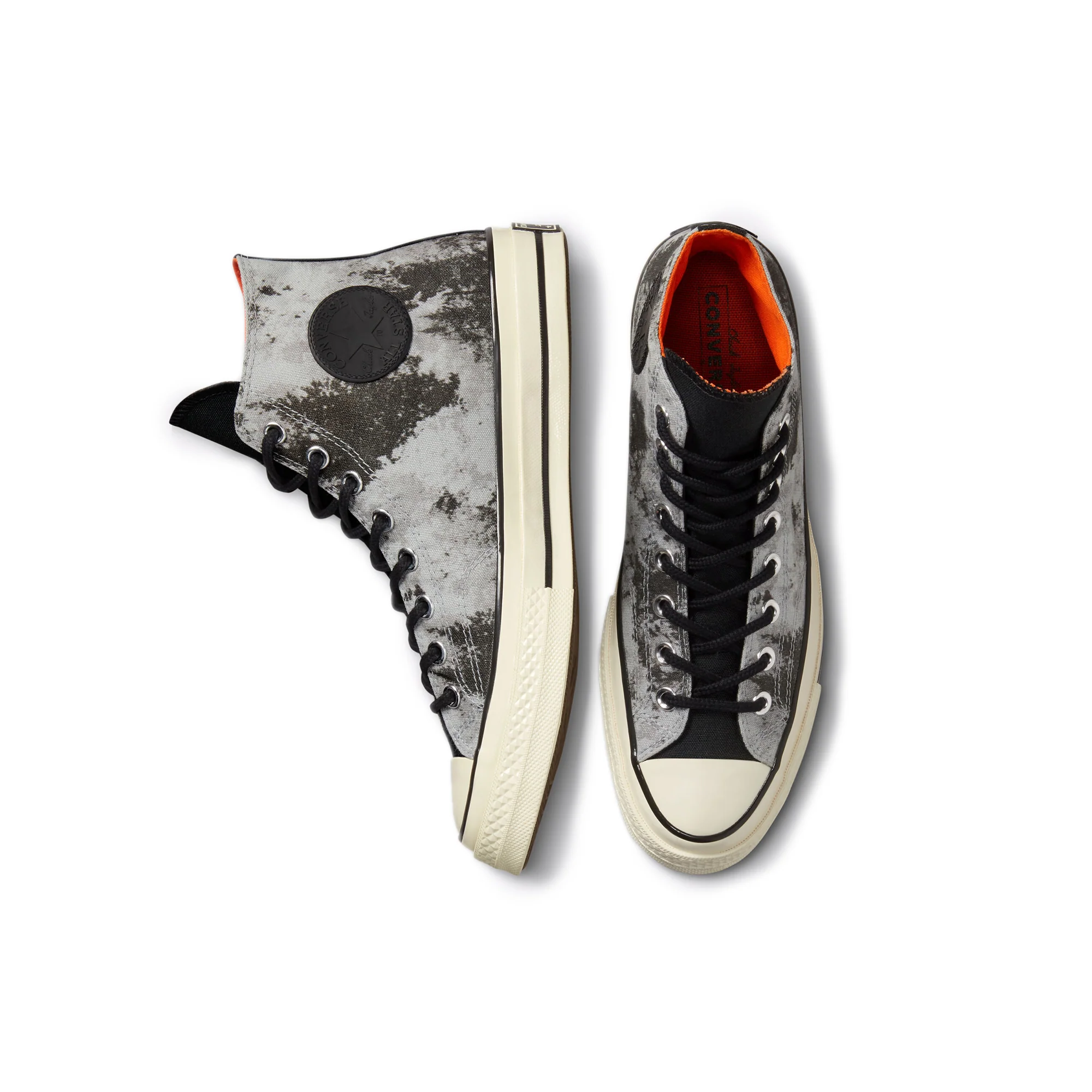 Converse Mens Chuck 70 GTX Hi Shoes 'Ash Stone' - Image 2