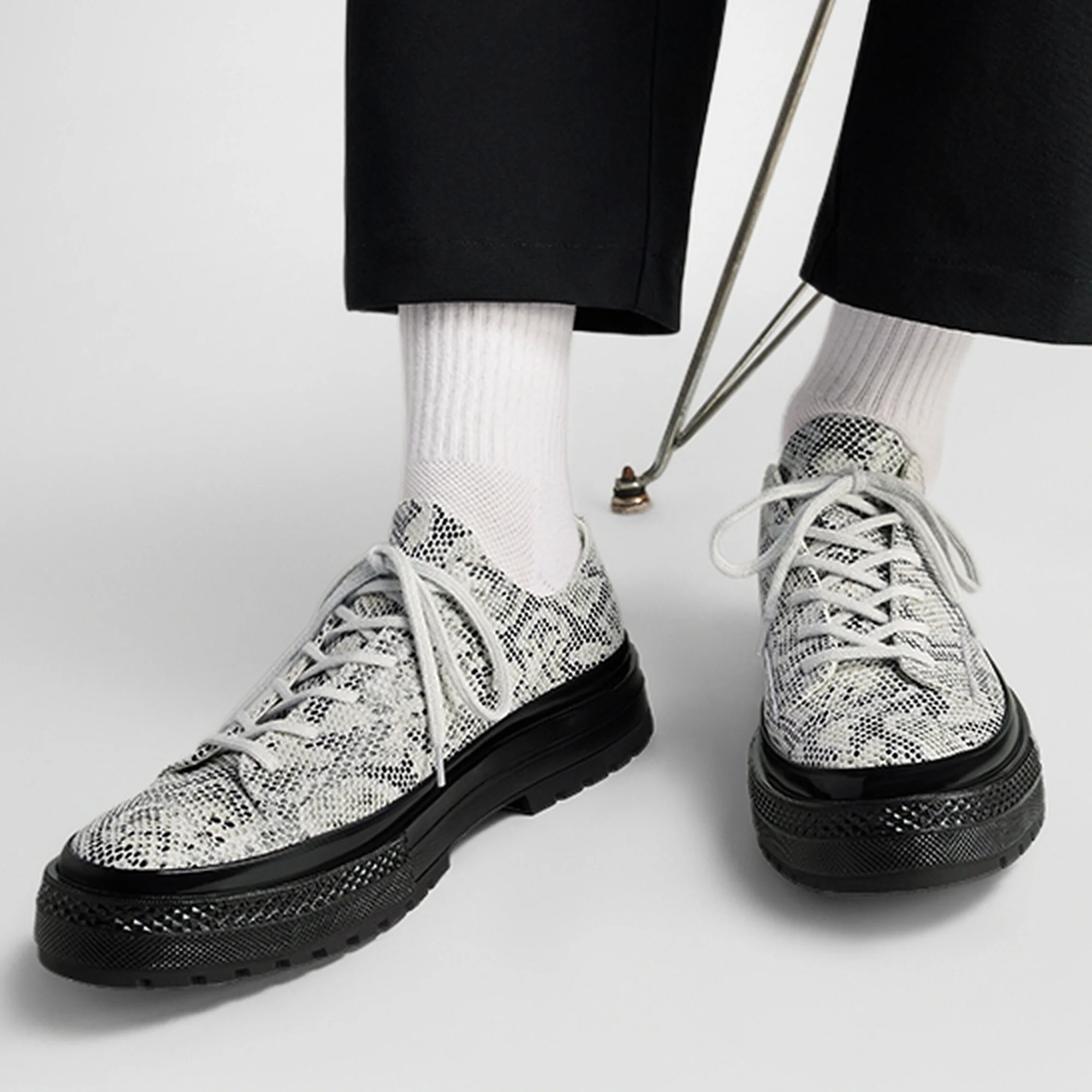Converse Mens Chuck 70 Formal Suede Snake Shoes - Image 4