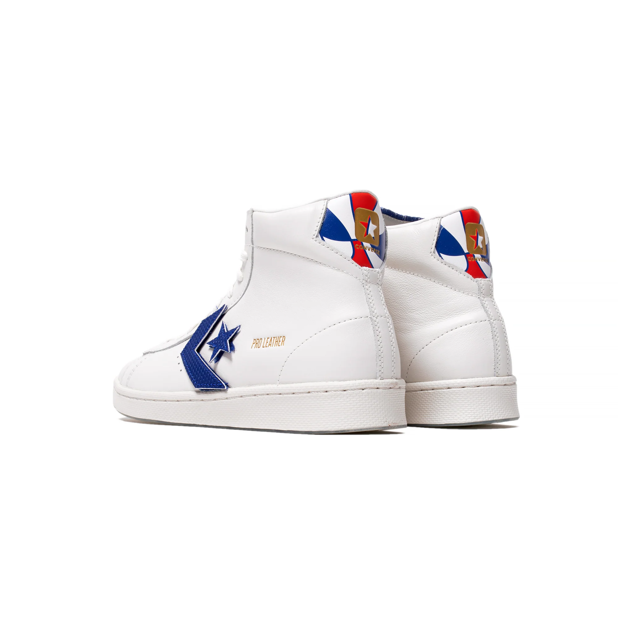 Converse Mens Pro Leather Hi Vintage 'White' Shoes - Image 3