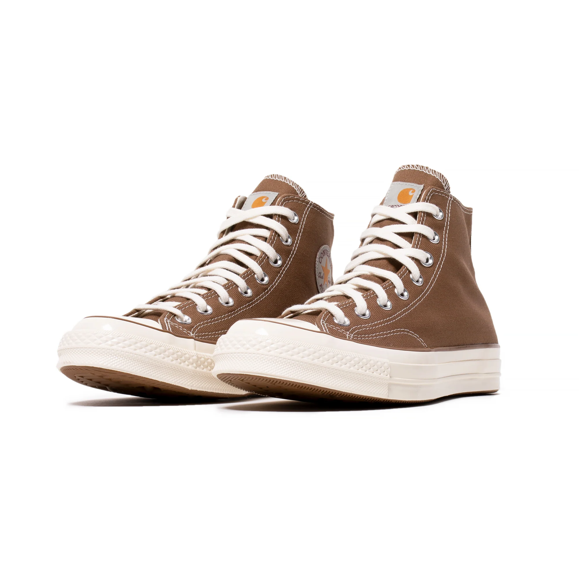 Converse x Carhartt WIP Mens CT70 Hi 'Brown' Shoes - Image 2