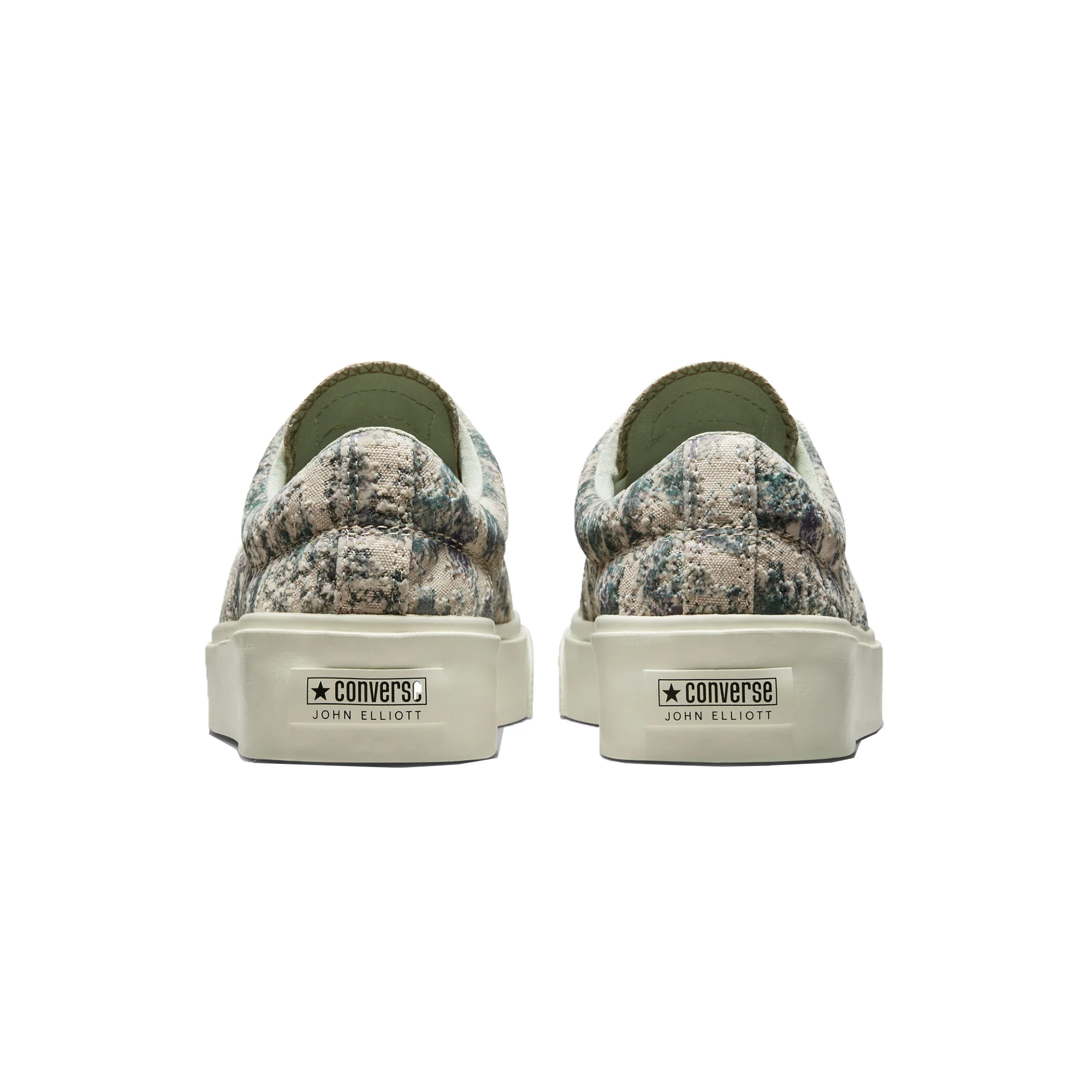 Converse Mens Skid Grip OX 'French Oak/Green /Egret' - Image 3