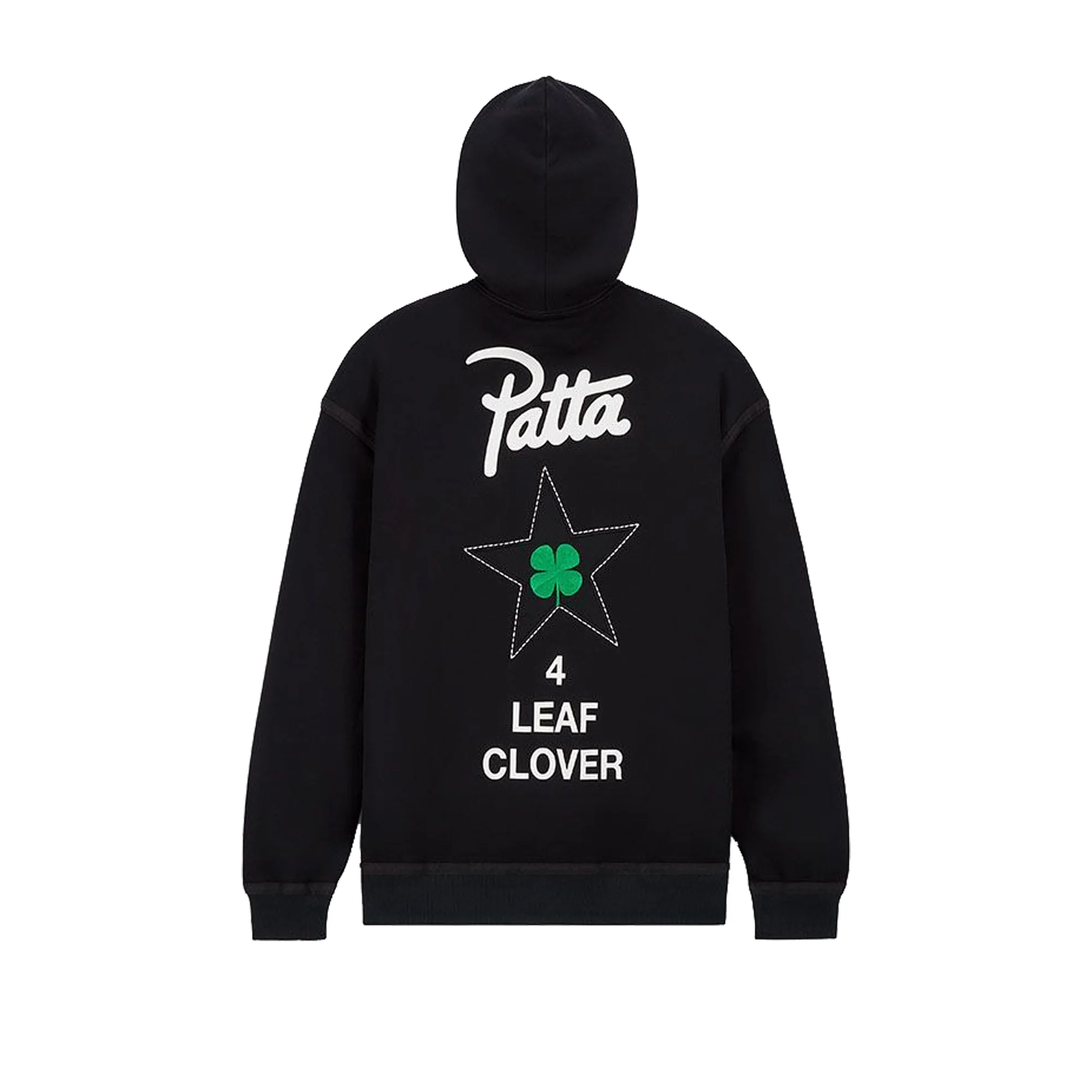 Converse x Patta Mens Utility Fleece Hoodie 'Black' - Image 2