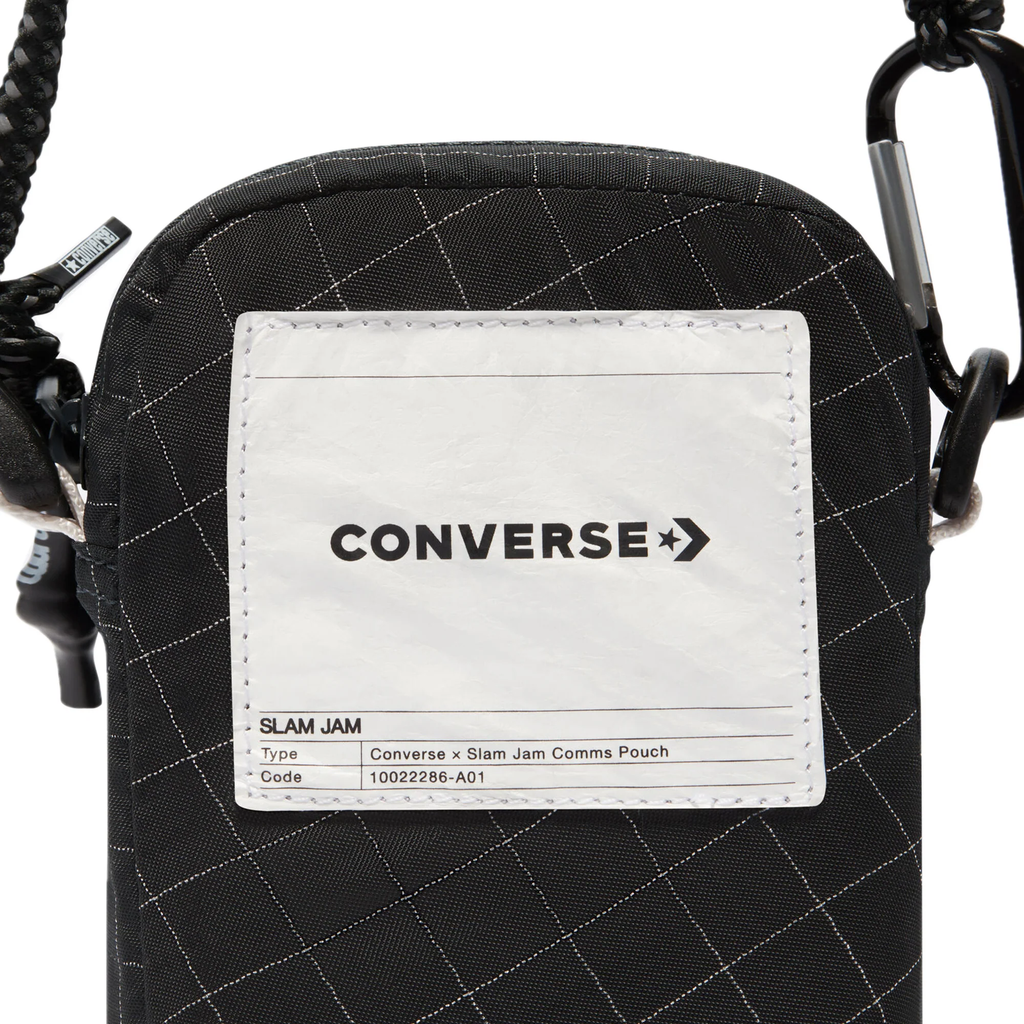 Converse x Slam Jam 'Black' Comms Pouch - Image 4