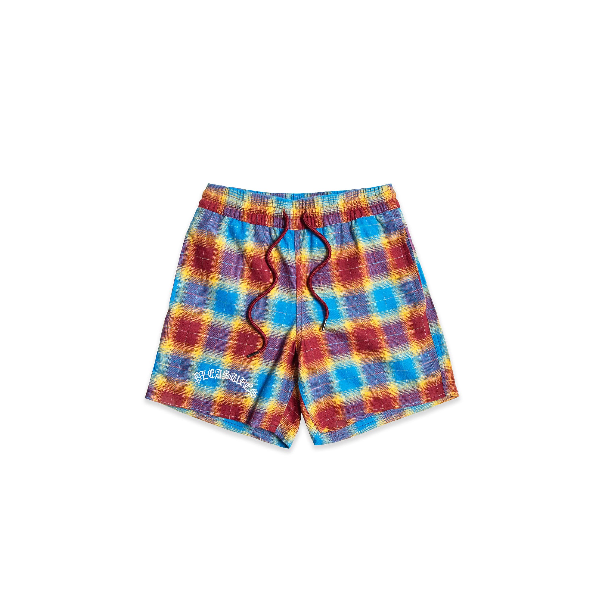 Pleasures Shadow Plaid Shorts [P19S105003]