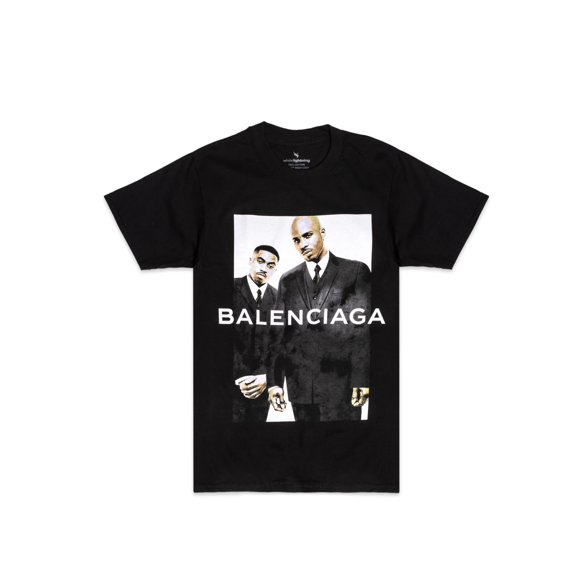 White Lightning Mens Bellyciaga Tee 'Black'