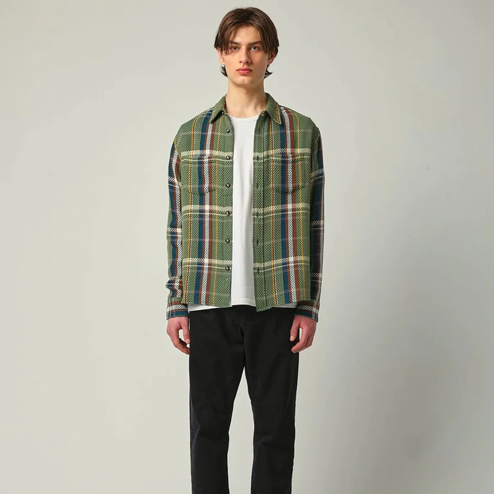 Corridor Mens Acid Plaid Cabin LS Shirt - Image 2