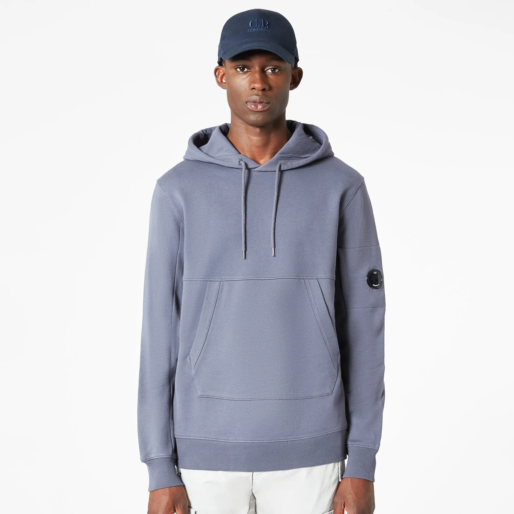 C.P. Company Diagonal Raised Fleece Hoodie - Image 2