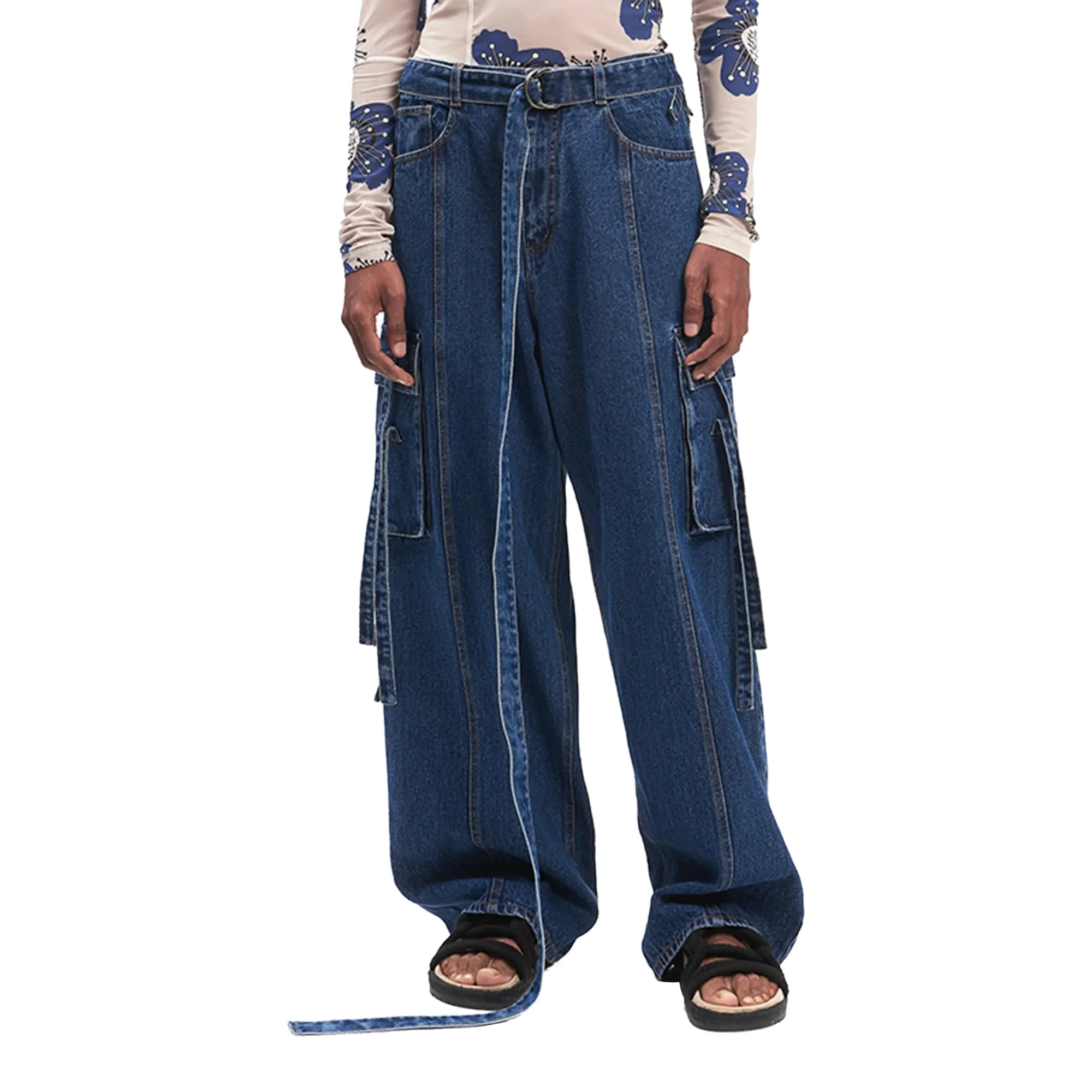 Dhruv Kapoor Mens Cargo Jeans - Image 2
