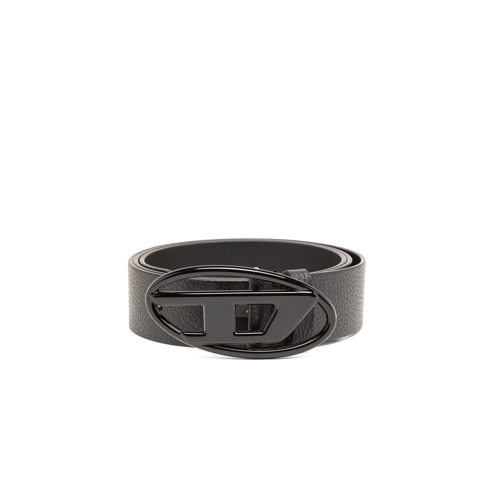Diesel B-1DR Leather with D buckle Belt