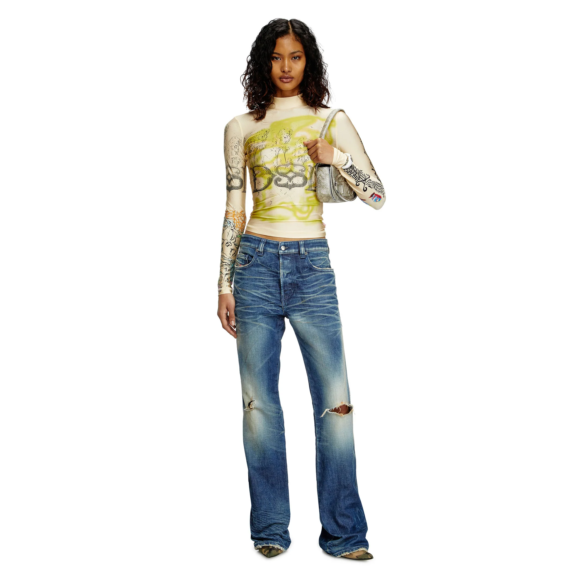 Diesel Womens T-Imun Turtleneck Top - Image 4