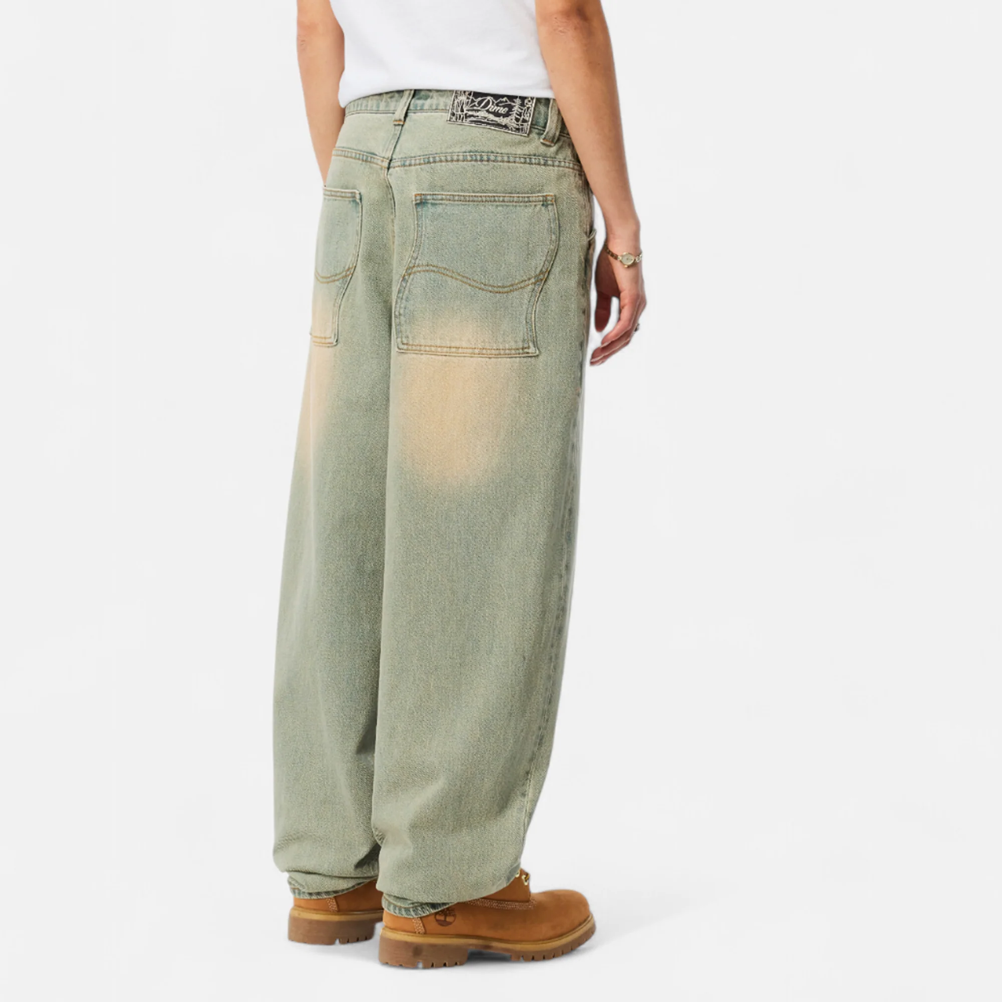 Dime Mens Baggy Denim Pants - Image 3
