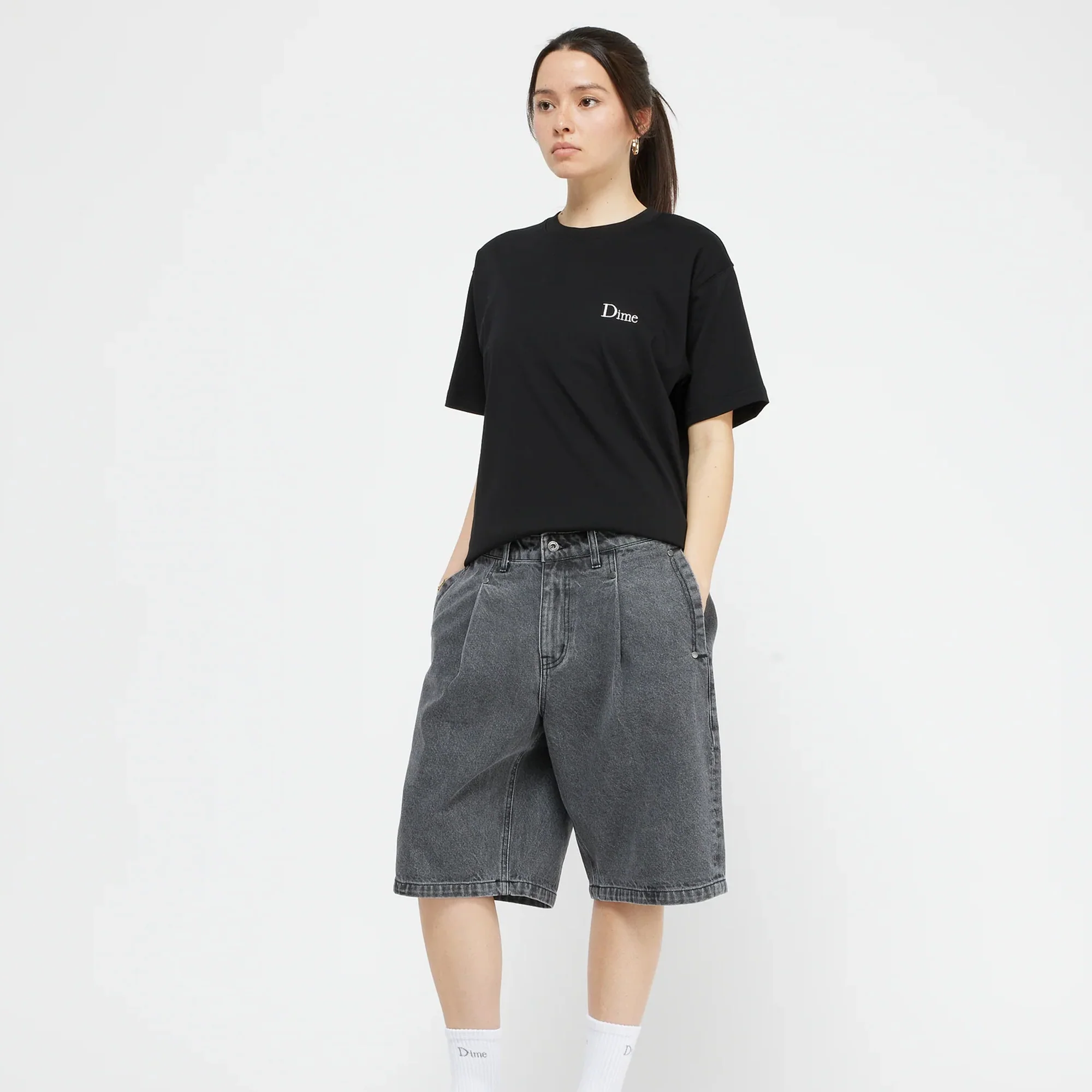 Dime Mens Classic Small Logo Tee - Image 2