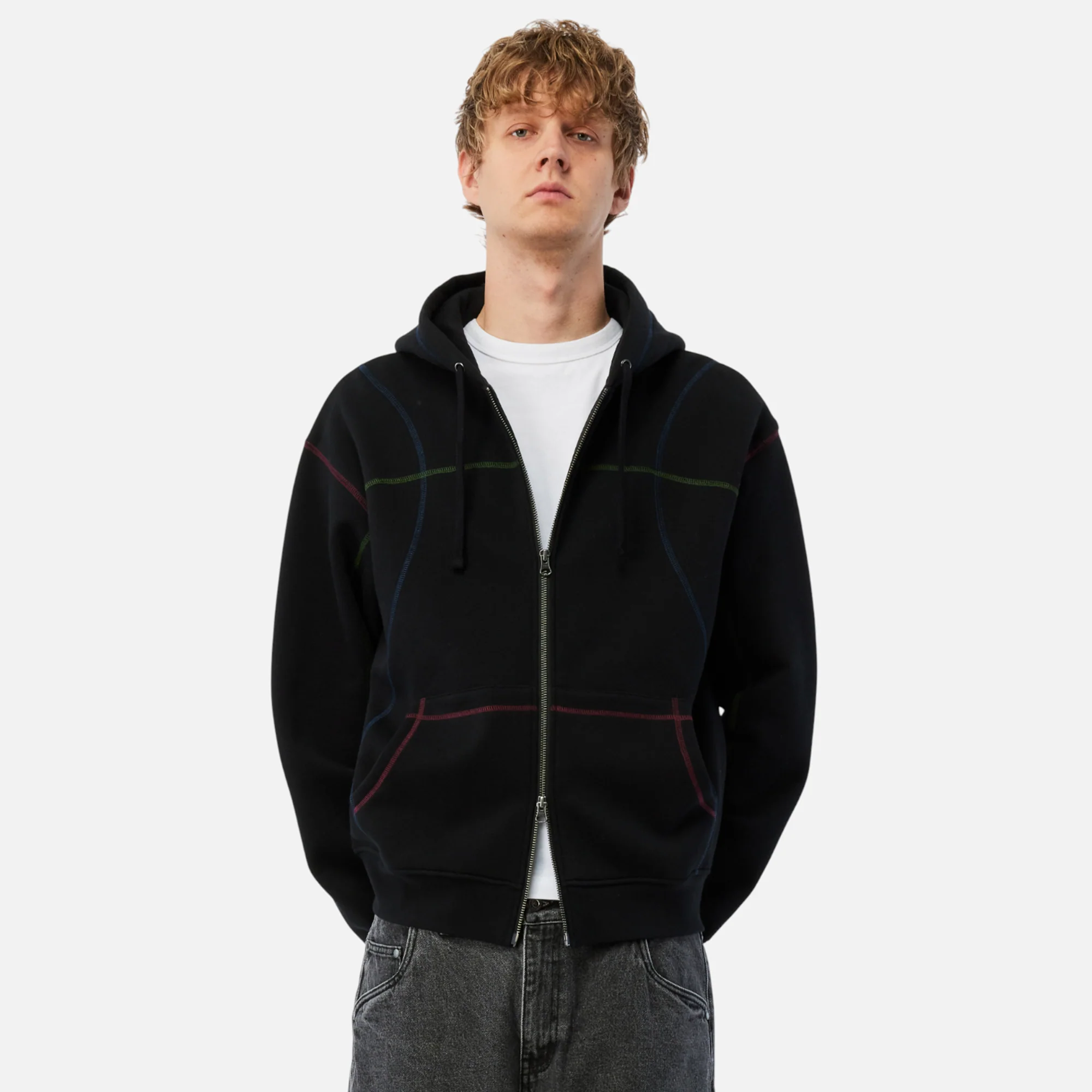 Dime Mens Court Zip Hoodie - Image 2