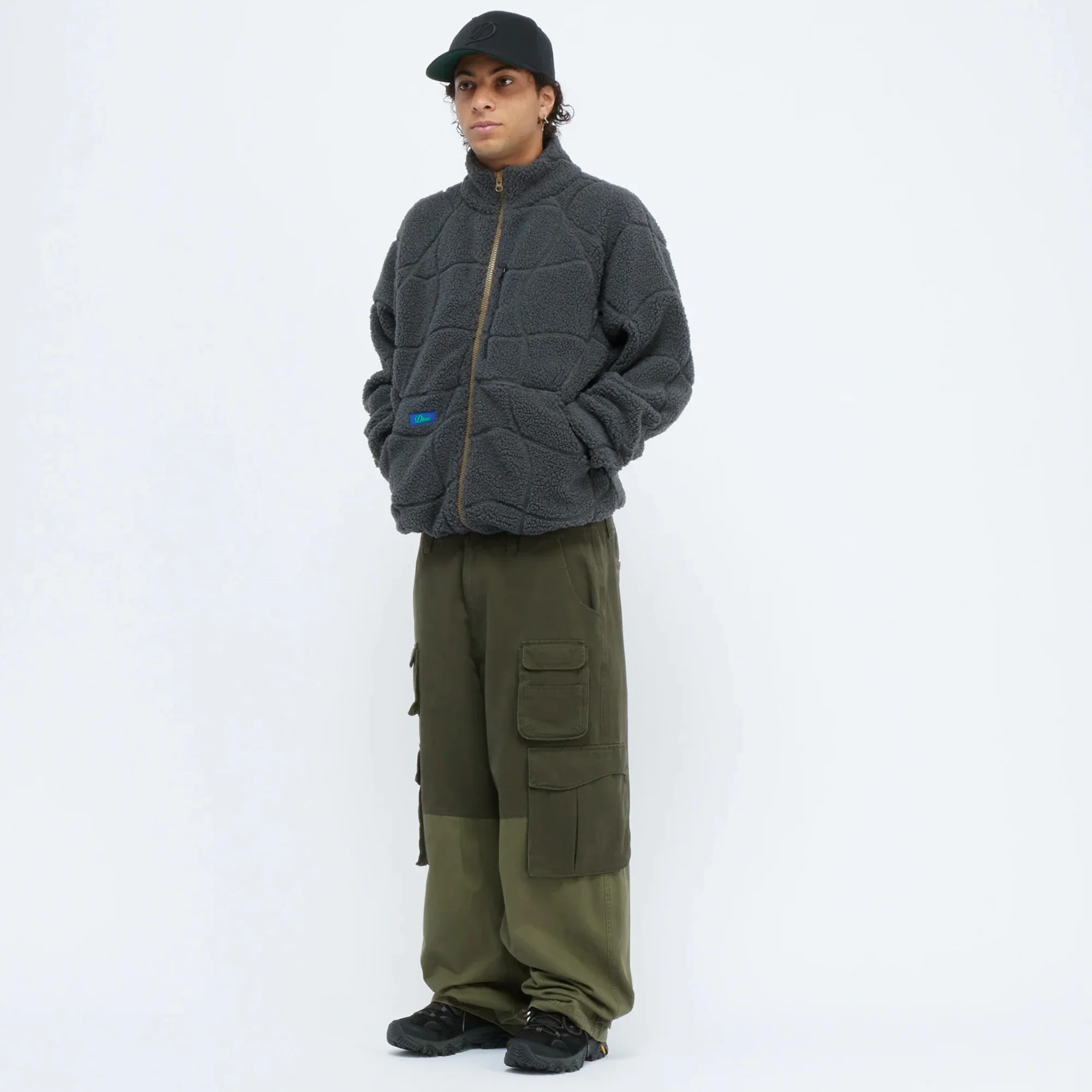 Dime Mens Coverstich Sherpa Fleece - Image 2