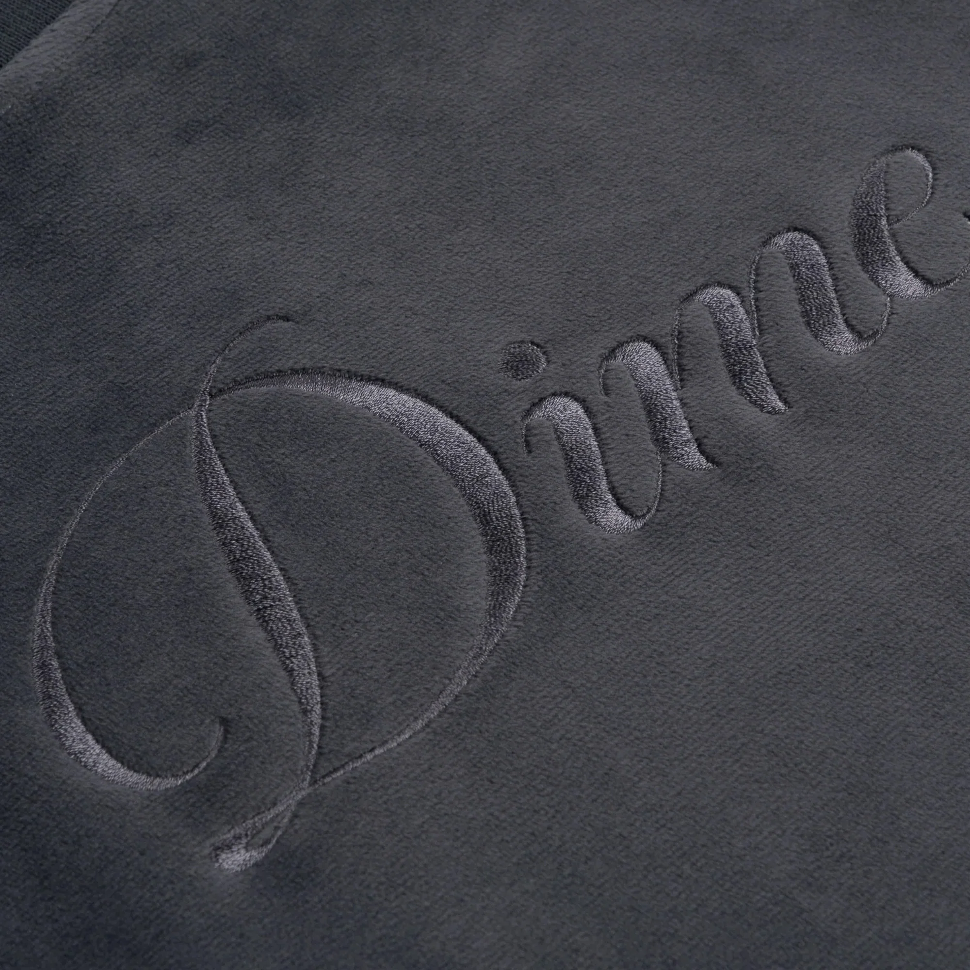 Dime Mens Cursive Velvet Crewneck - Image 3