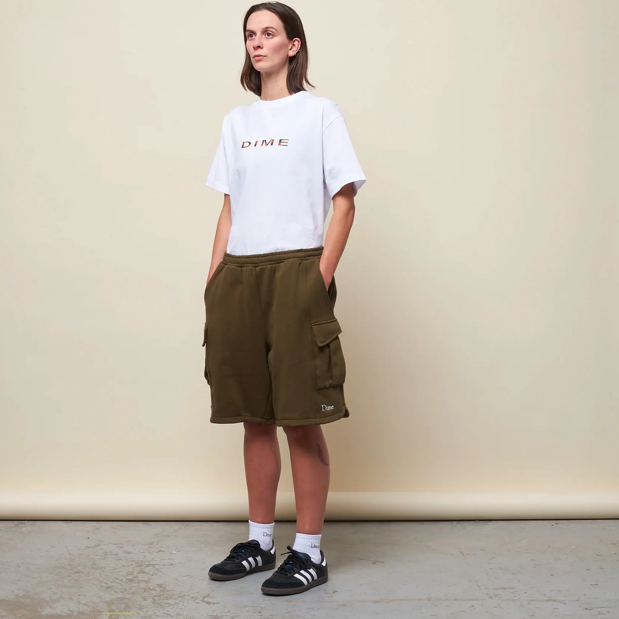 Dime Mens Heavy Cargo Shorts - Image 2