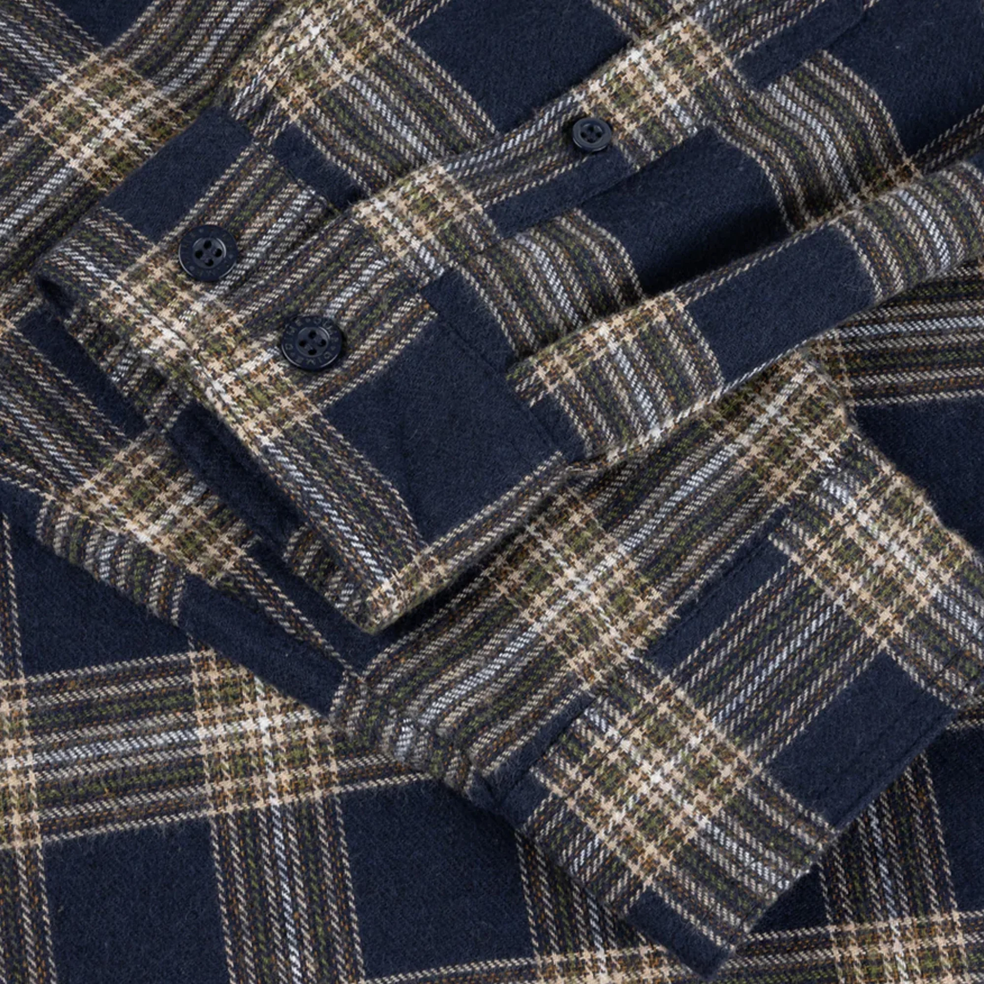Dime Mens Plaid Flannel Shirt - Image 3