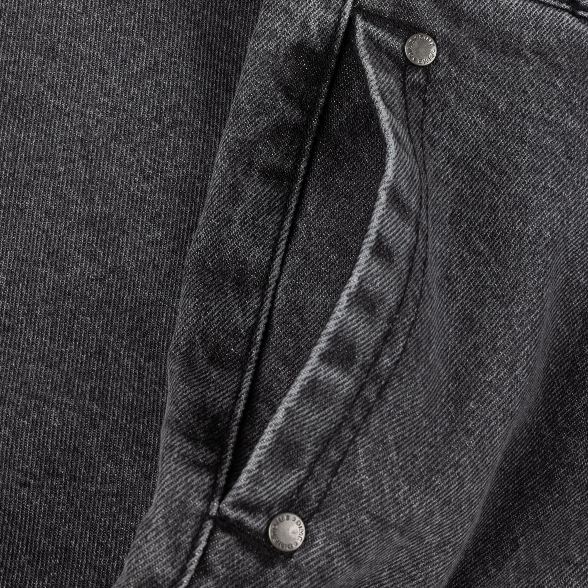 Dime Mens Pleated Denim Shorts - Image 4