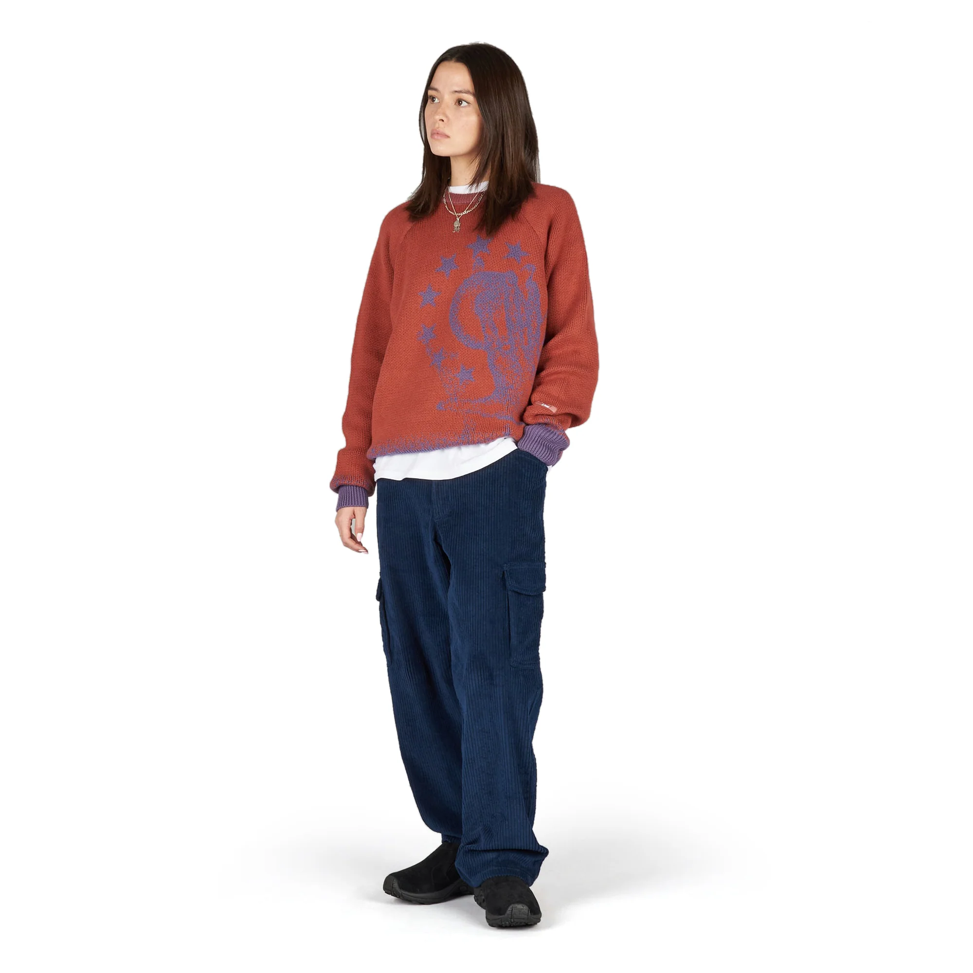 Dime Mens Relaxed Cargo Cord Pants - Image 2