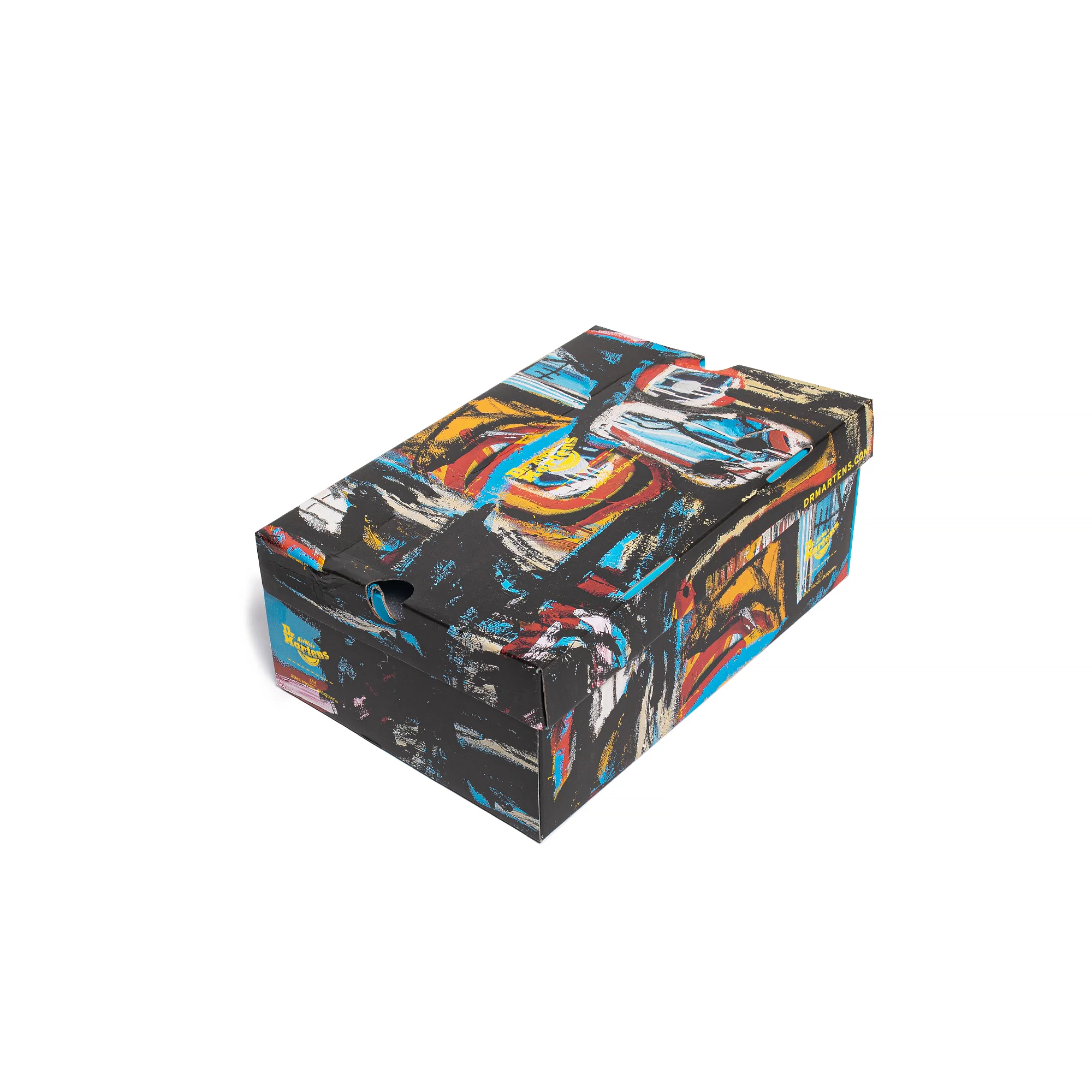 Dr. Martens Mens 1460 Basquiat Boots 'Multi' - Image 4