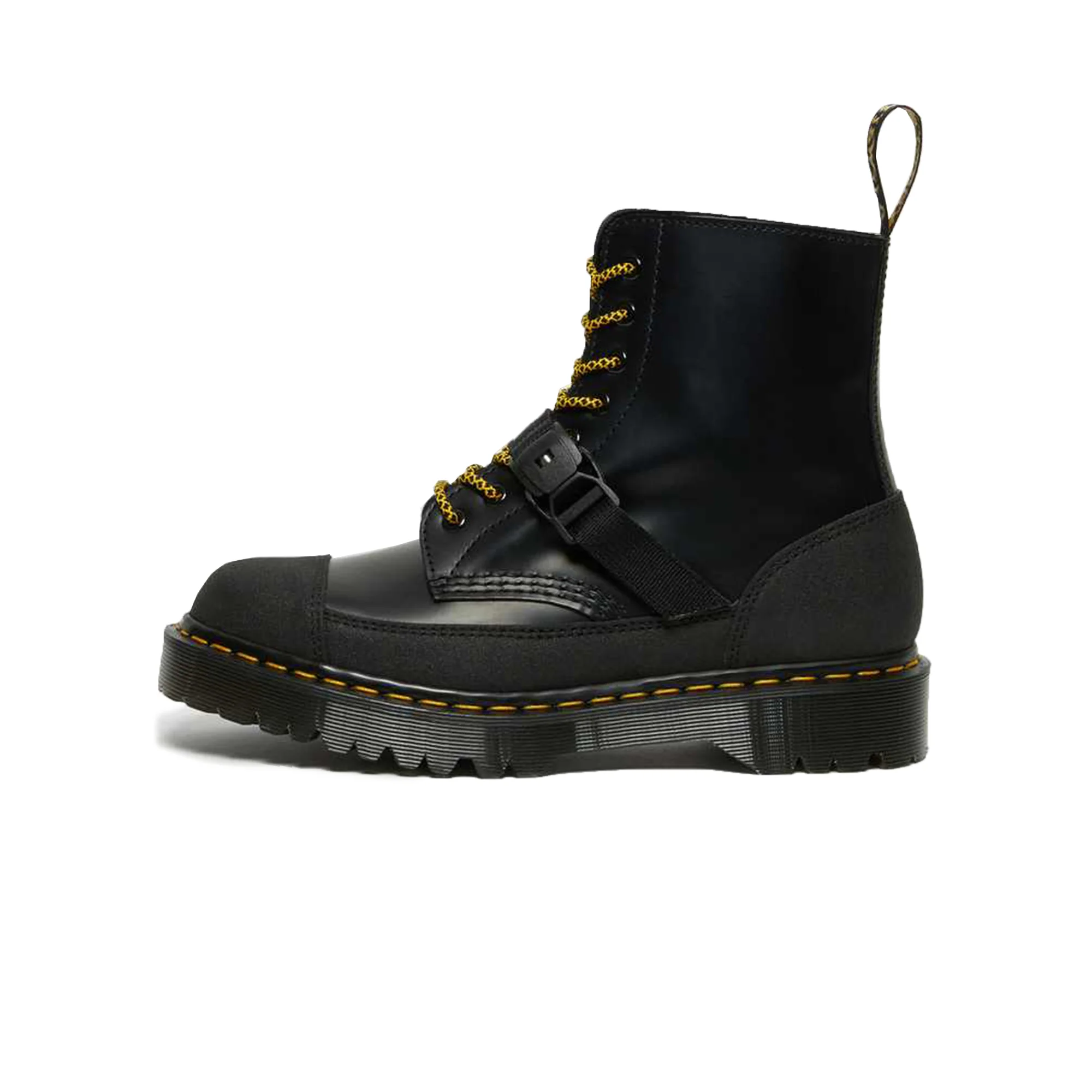 Dr.Martens Mens 1460 Tech Shoes 'Black Smooth/Dual Original'