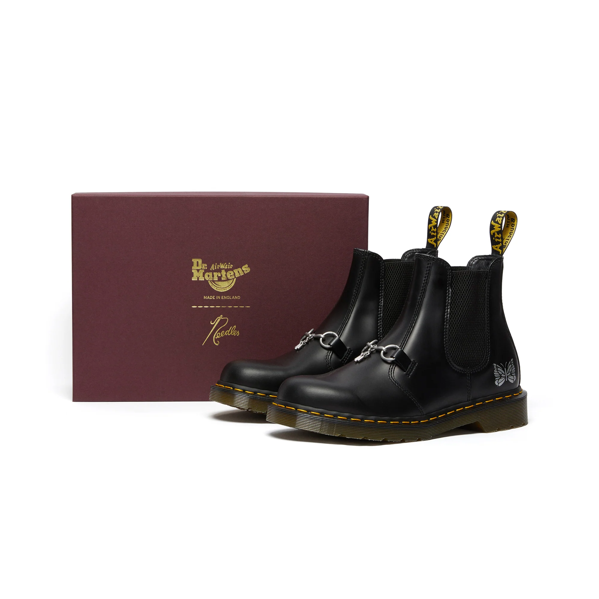 Dr. Martens X Needles Men;s 2976 Chelsea Boot - Image 4